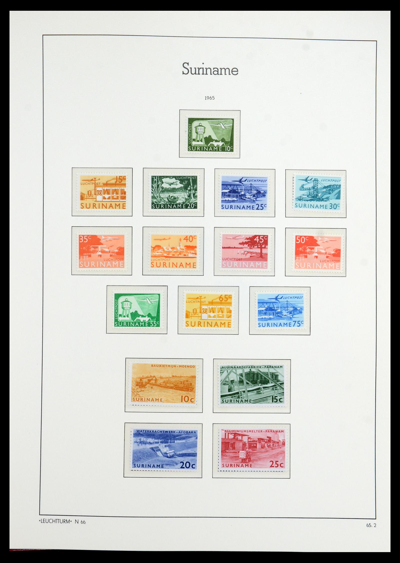 36260 042 - Postzegelverzameling 36260 Suriname 1872-1983.