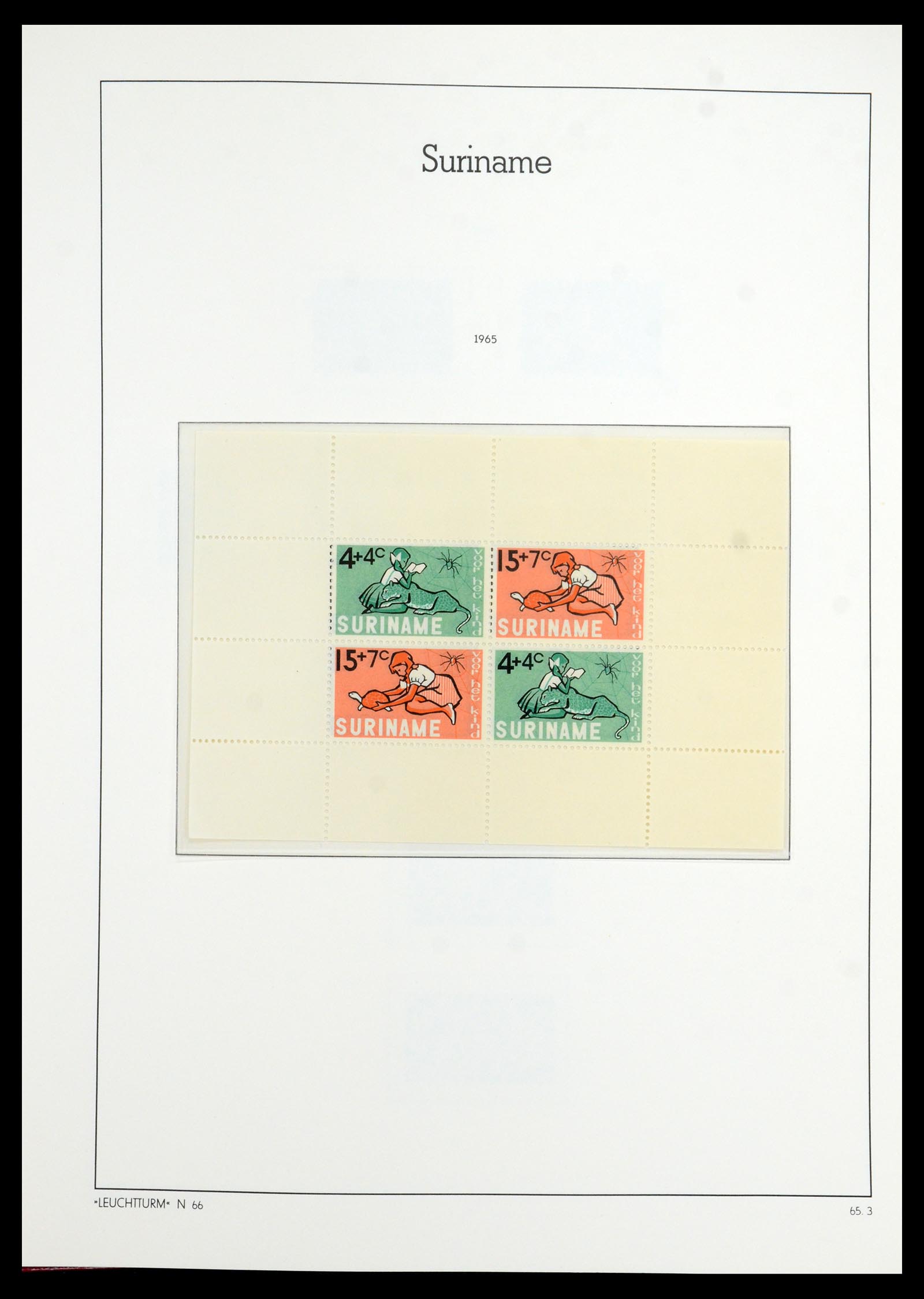 36260 043 - Postzegelverzameling 36260 Suriname 1872-1983.