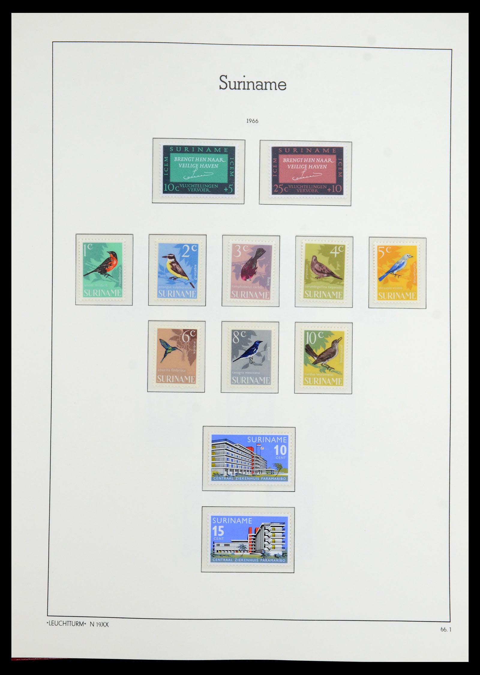 36260 044 - Postzegelverzameling 36260 Suriname 1872-1983.