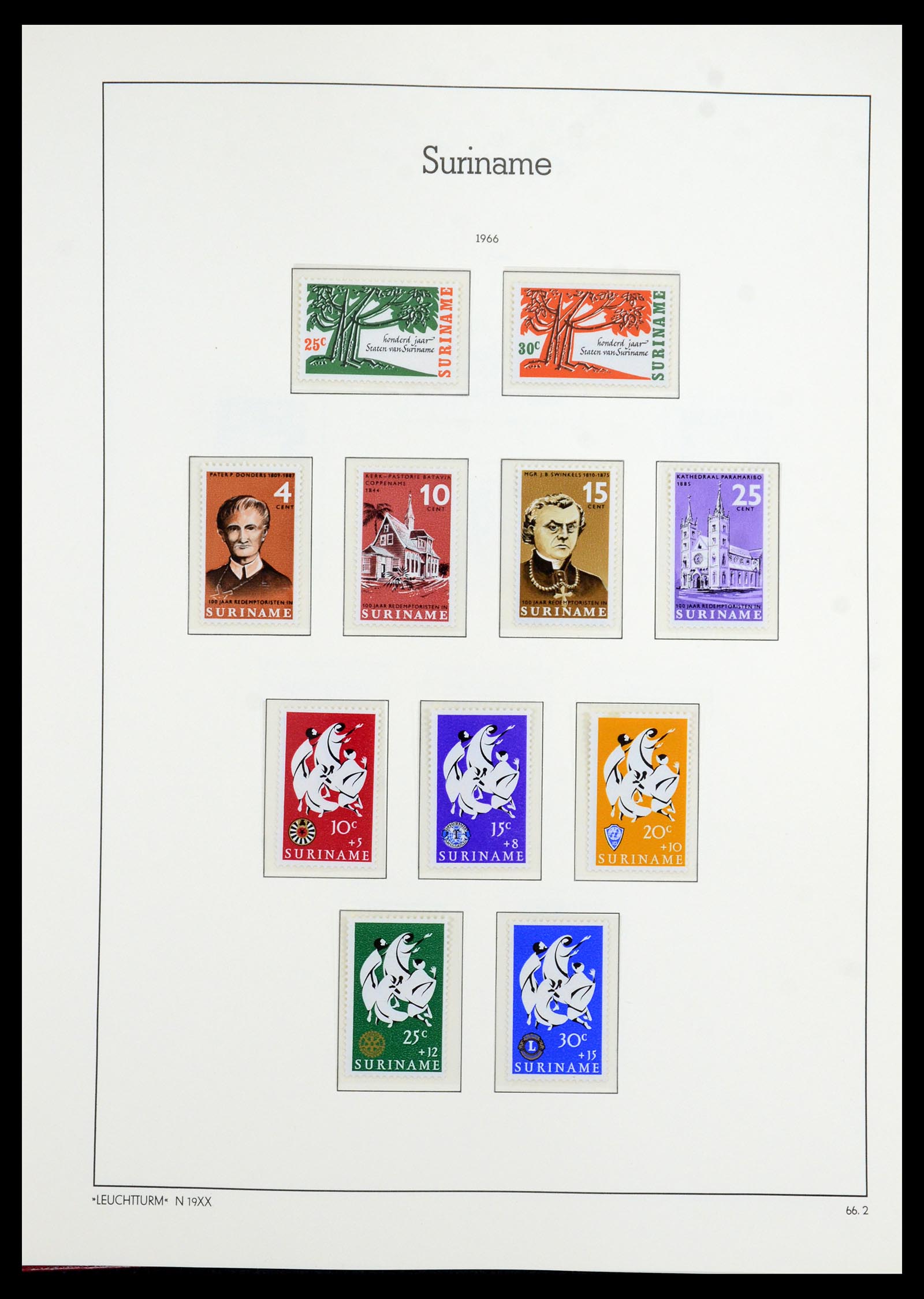 36260 045 - Postzegelverzameling 36260 Suriname 1872-1983.