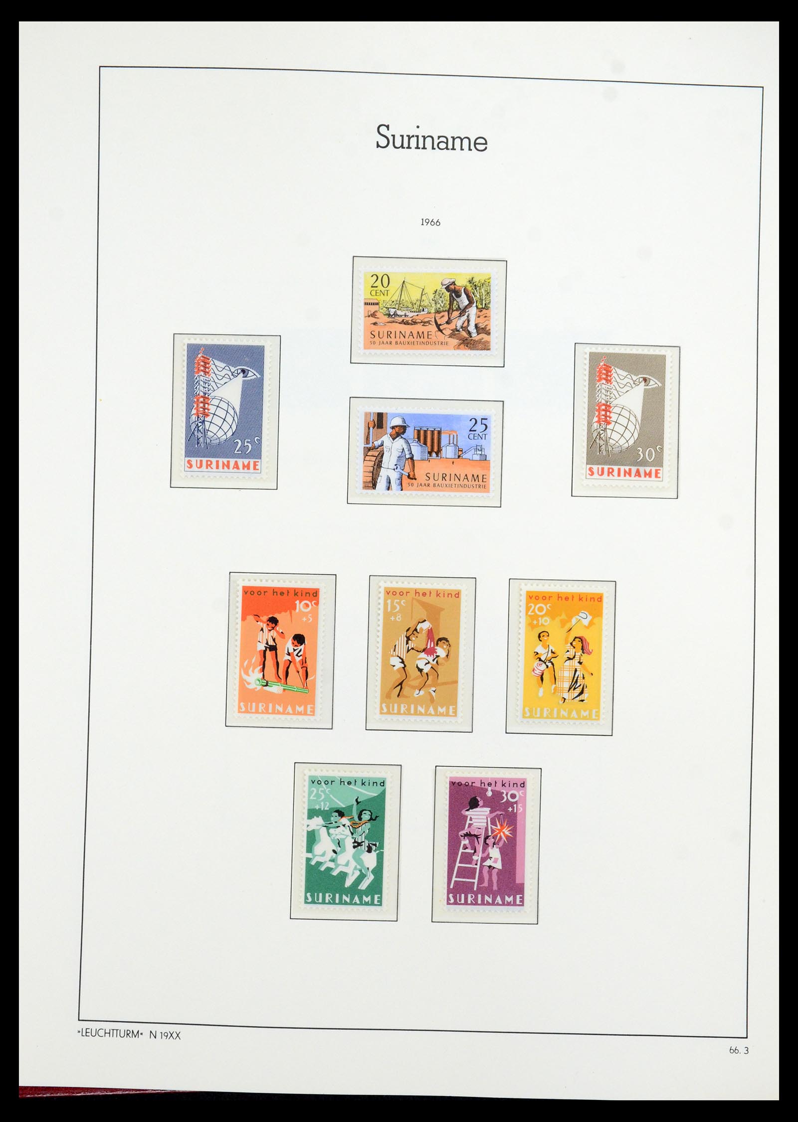 36260 046 - Postzegelverzameling 36260 Suriname 1872-1983.