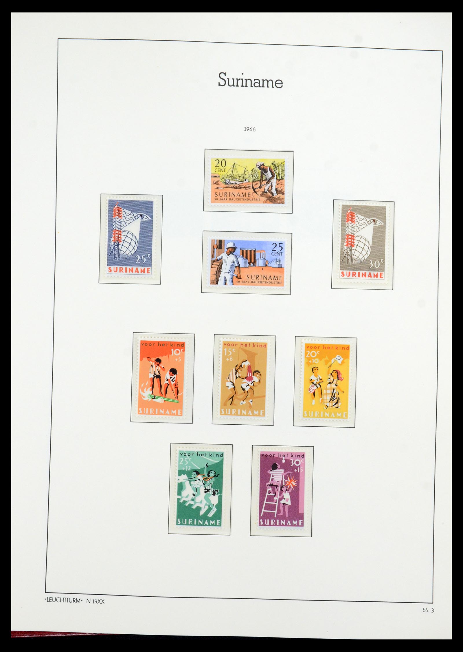36260 047 - Postzegelverzameling 36260 Suriname 1872-1983.