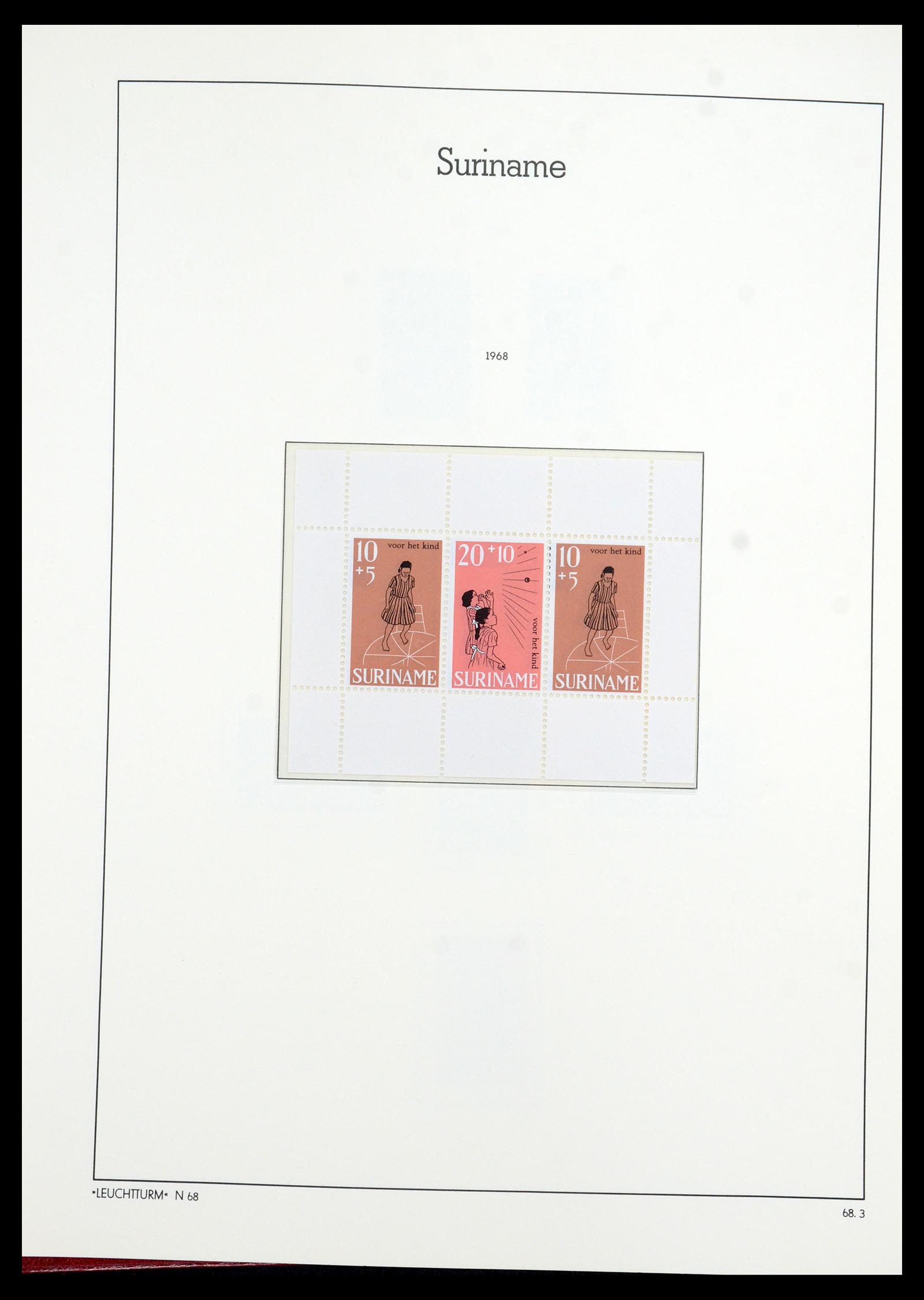 36260 054 - Postzegelverzameling 36260 Suriname 1872-1983.