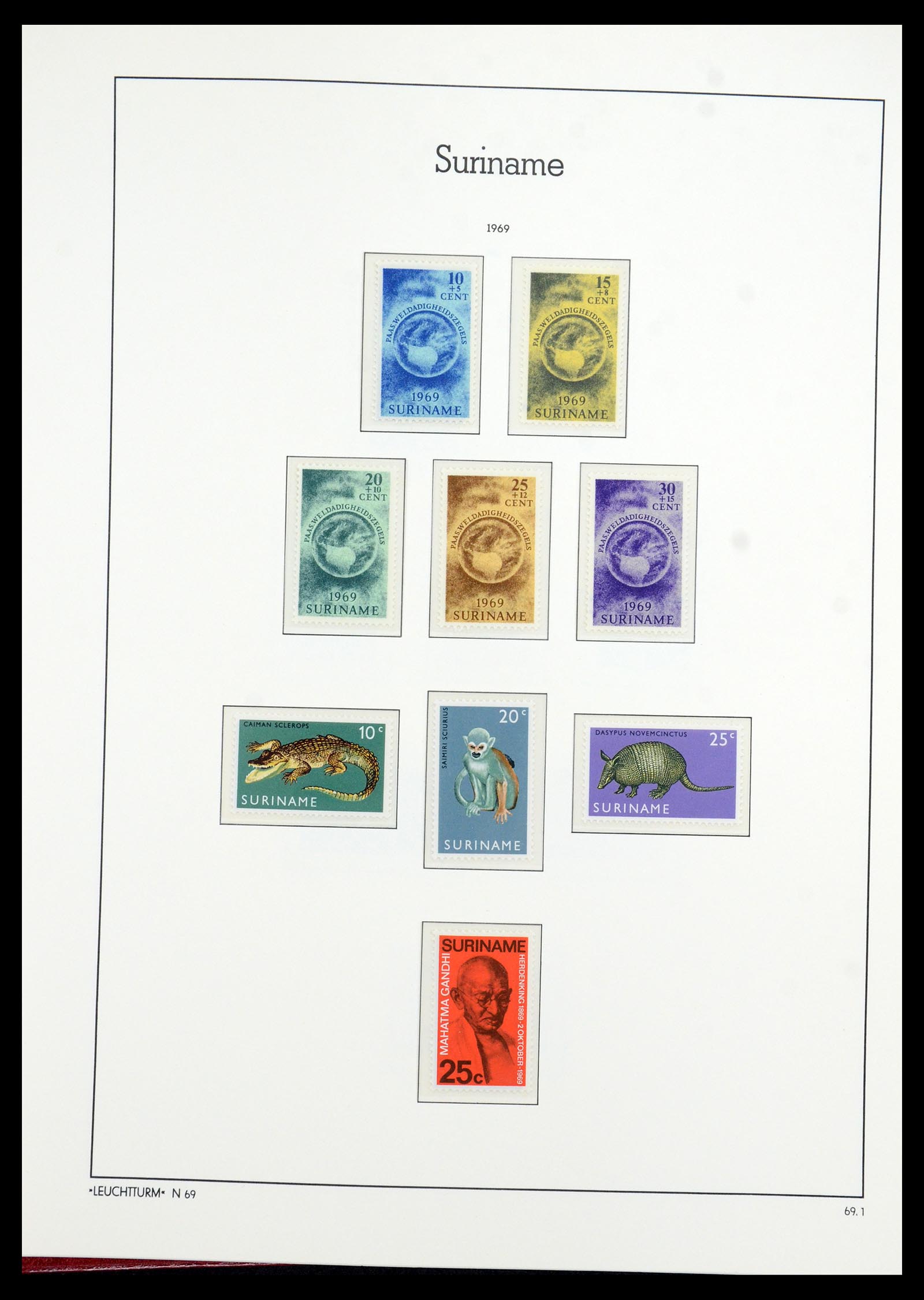 36260 055 - Postzegelverzameling 36260 Suriname 1872-1983.