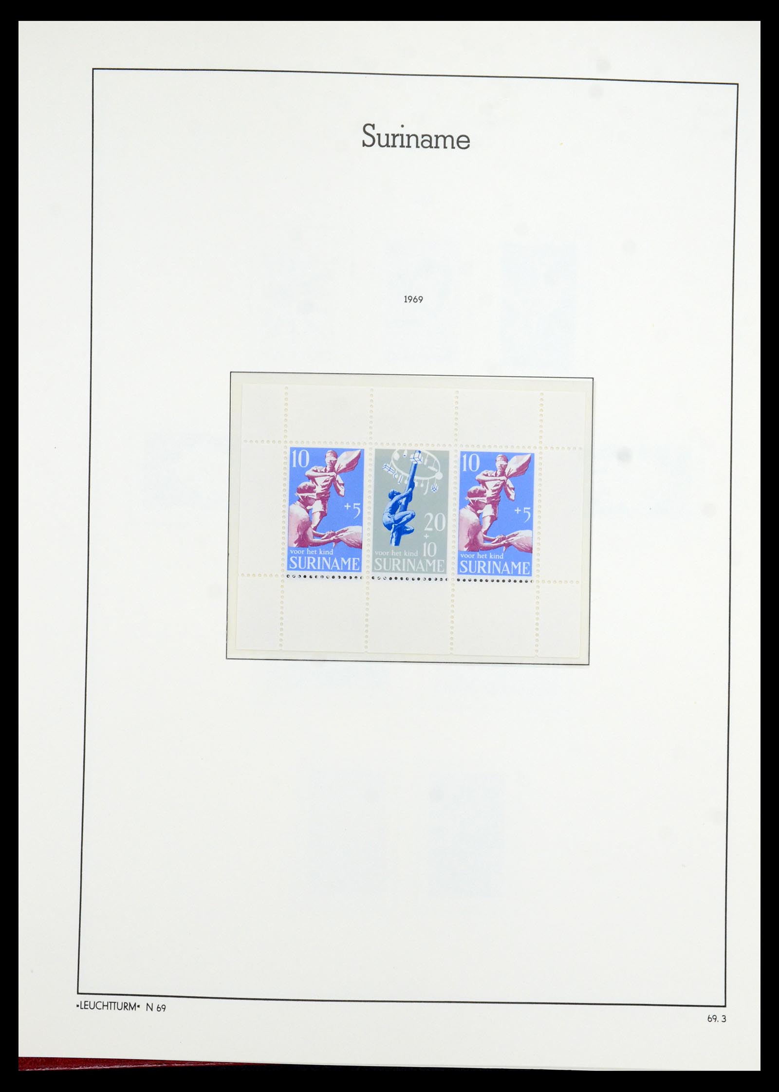 36260 057 - Postzegelverzameling 36260 Suriname 1872-1983.