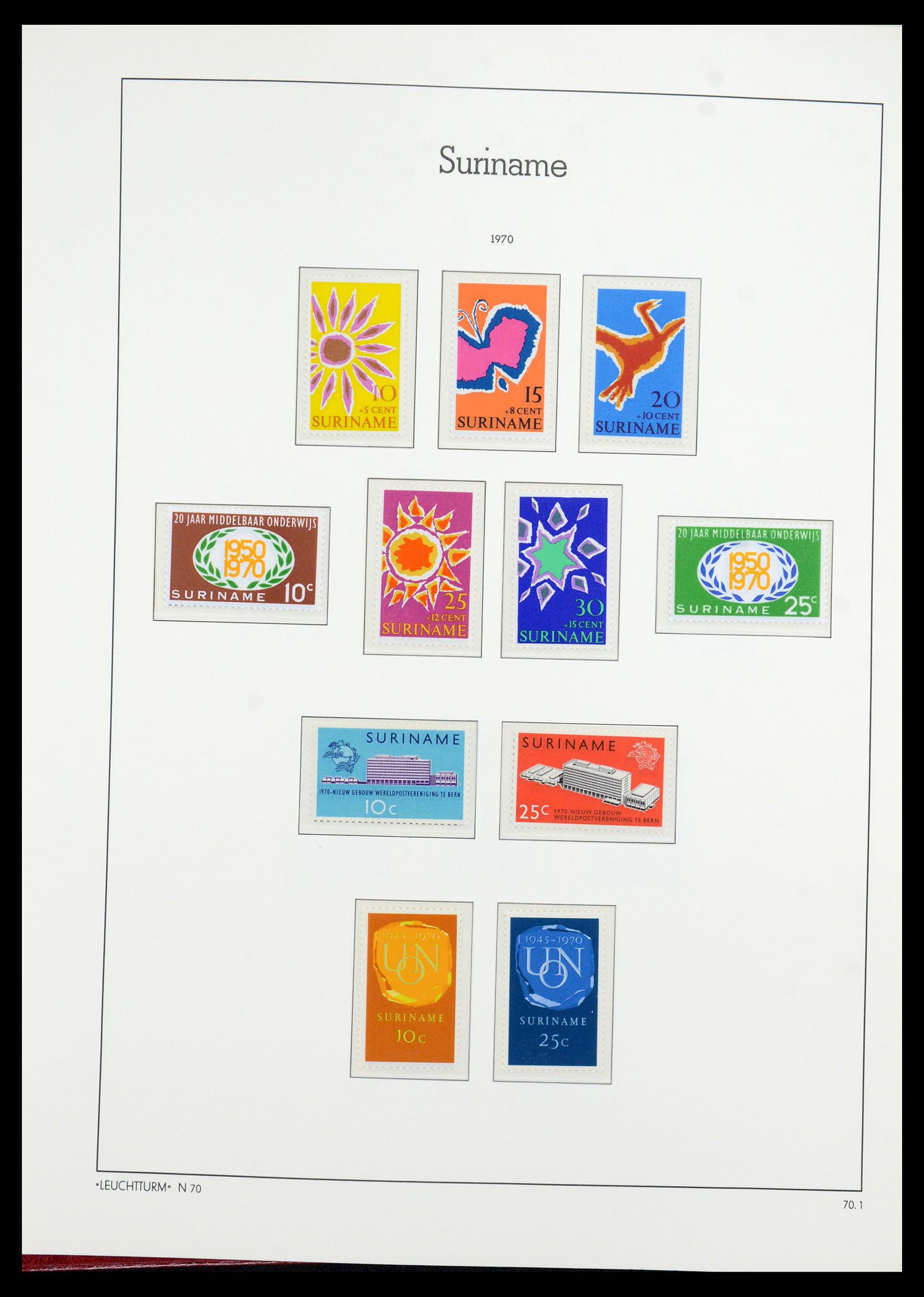 36260 058 - Postzegelverzameling 36260 Suriname 1872-1983.