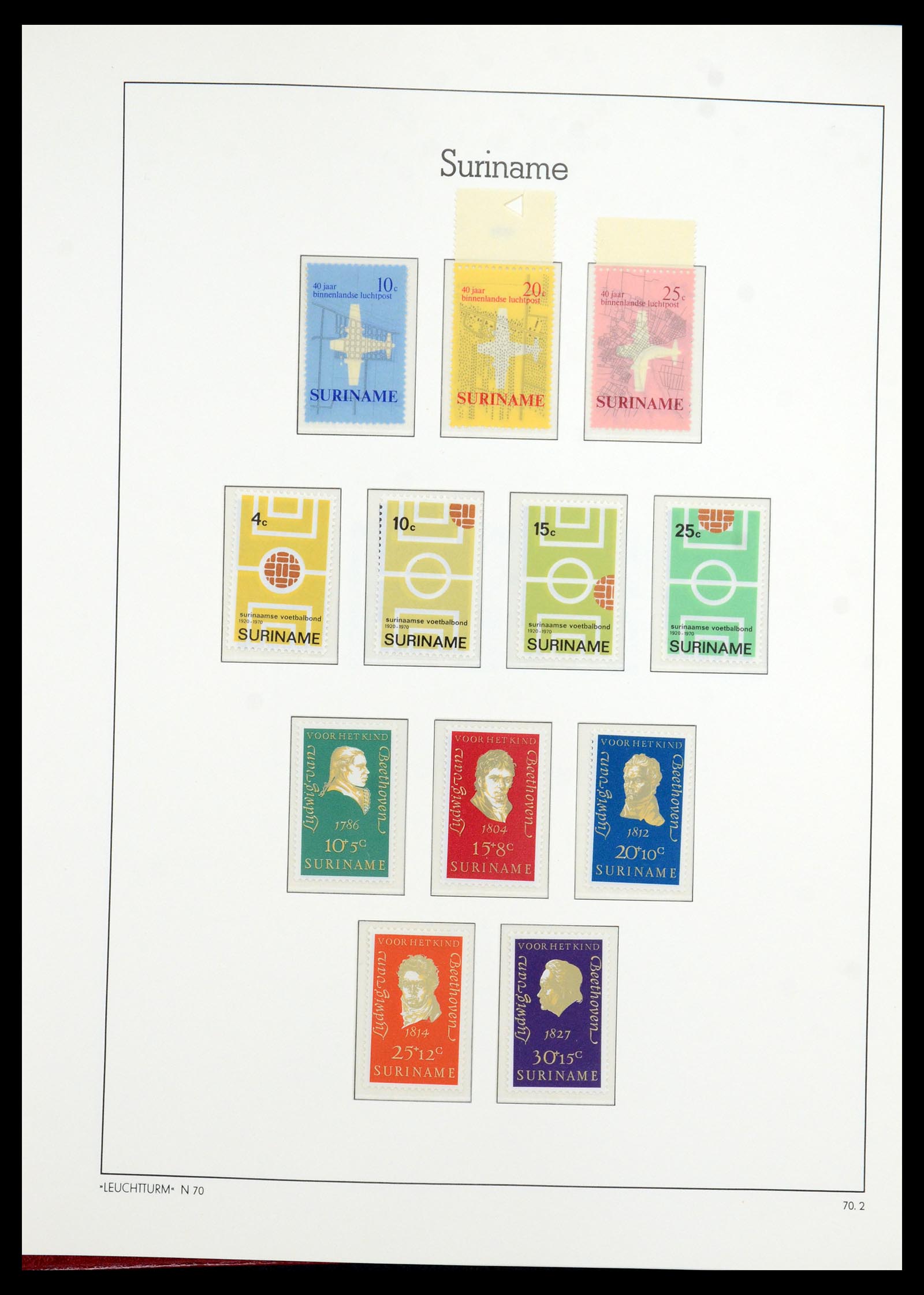 36260 059 - Postzegelverzameling 36260 Suriname 1872-1983.