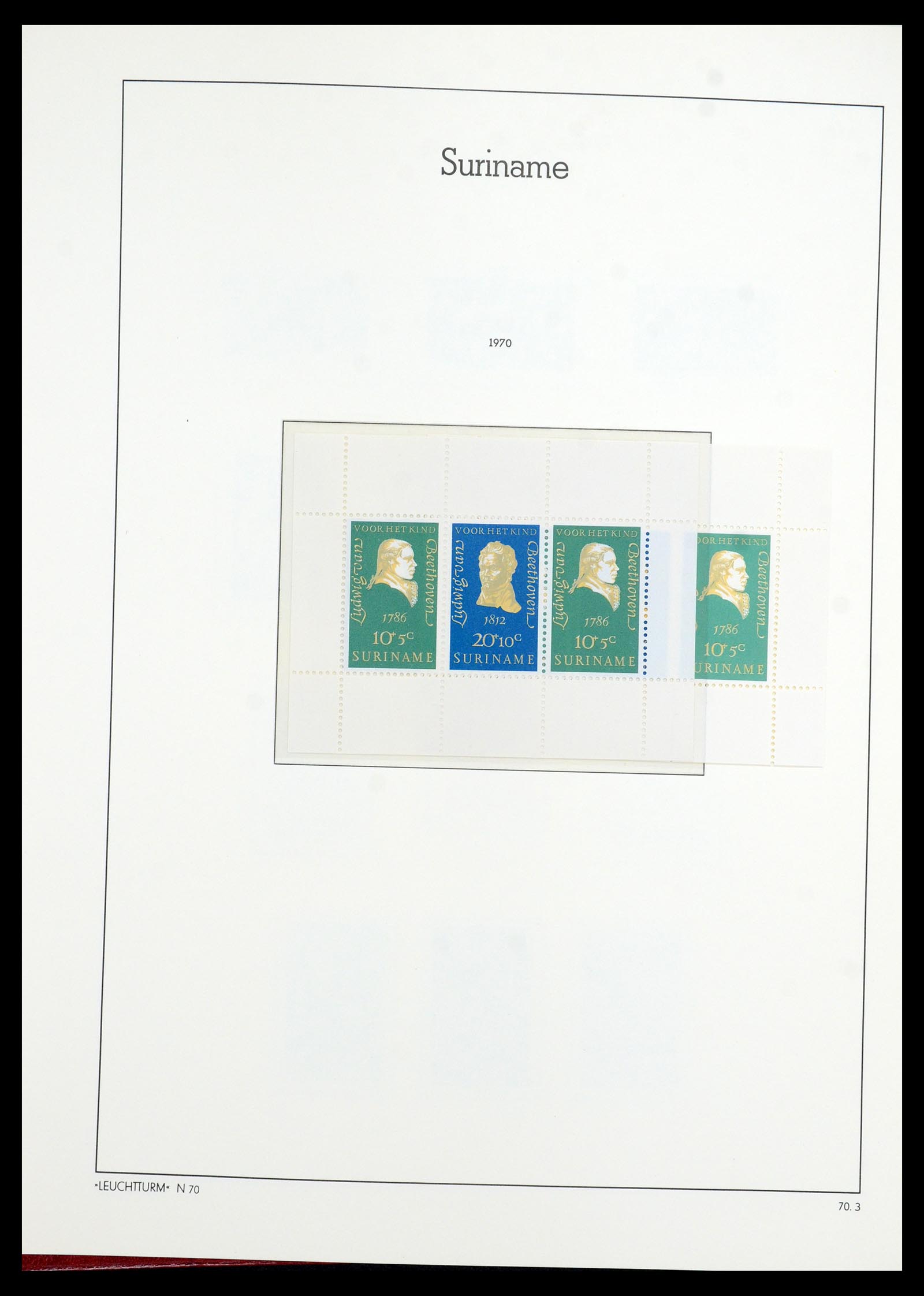 36260 060 - Postzegelverzameling 36260 Suriname 1872-1983.