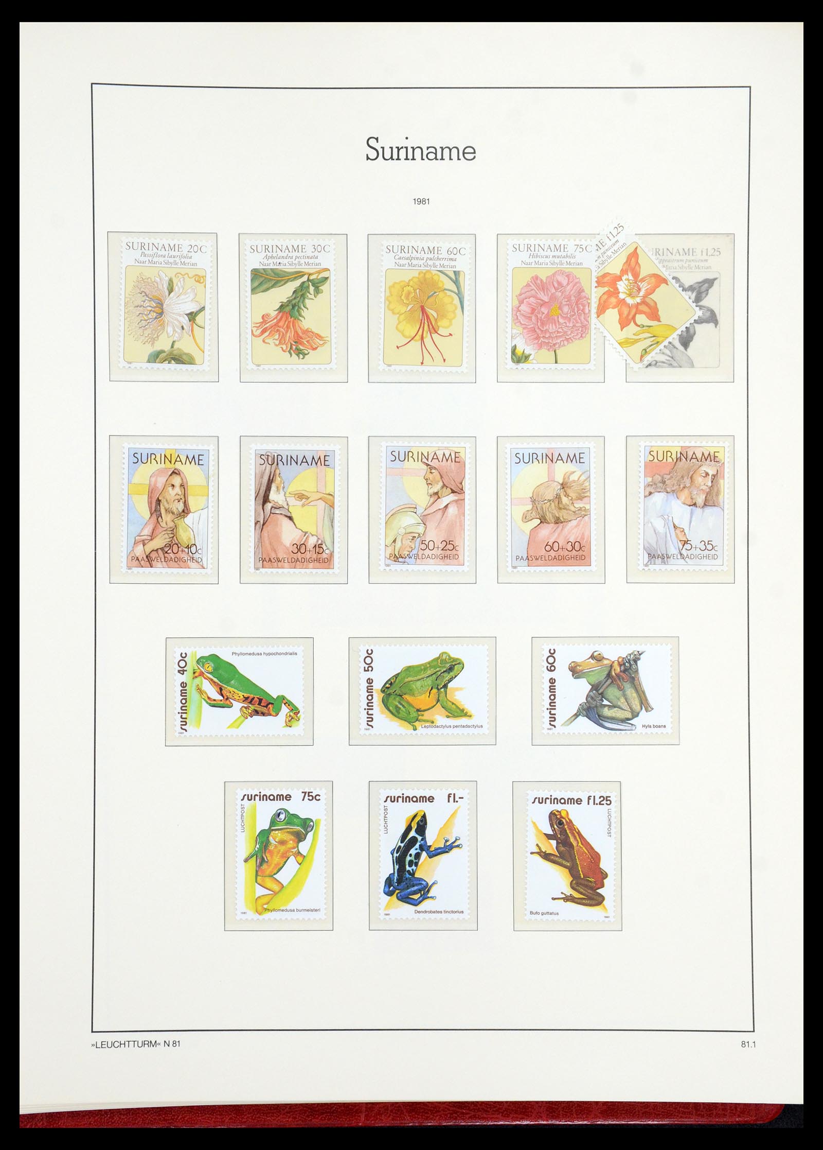 36260 106 - Postzegelverzameling 36260 Suriname 1872-1983.