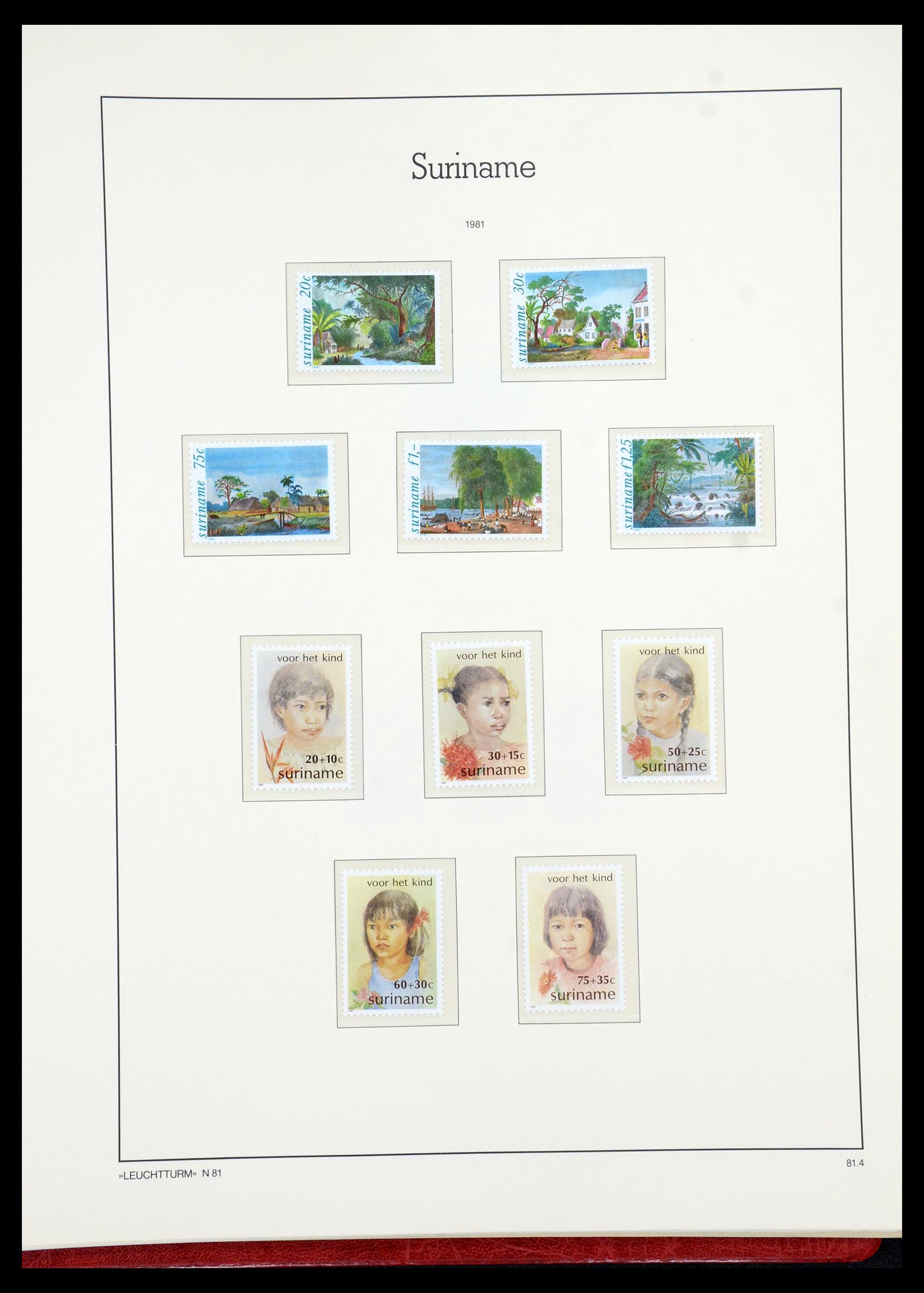 36260 109 - Postzegelverzameling 36260 Suriname 1872-1983.