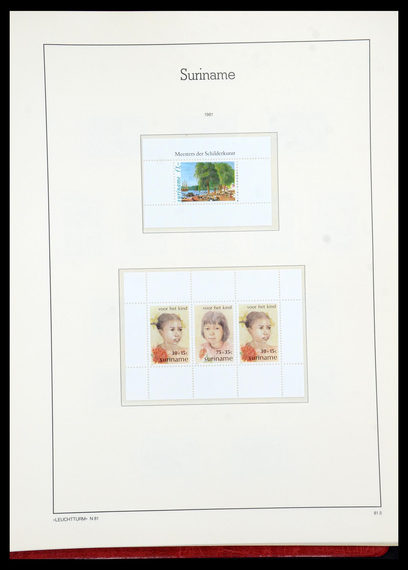 36260 110 - Postzegelverzameling 36260 Suriname 1872-1983.