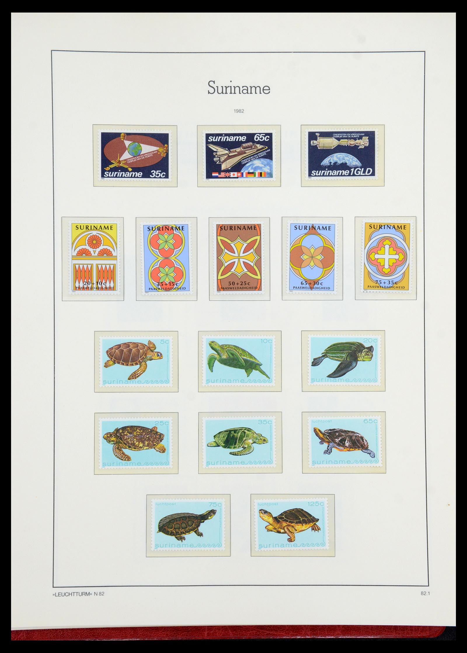 36260 111 - Postzegelverzameling 36260 Suriname 1872-1983.