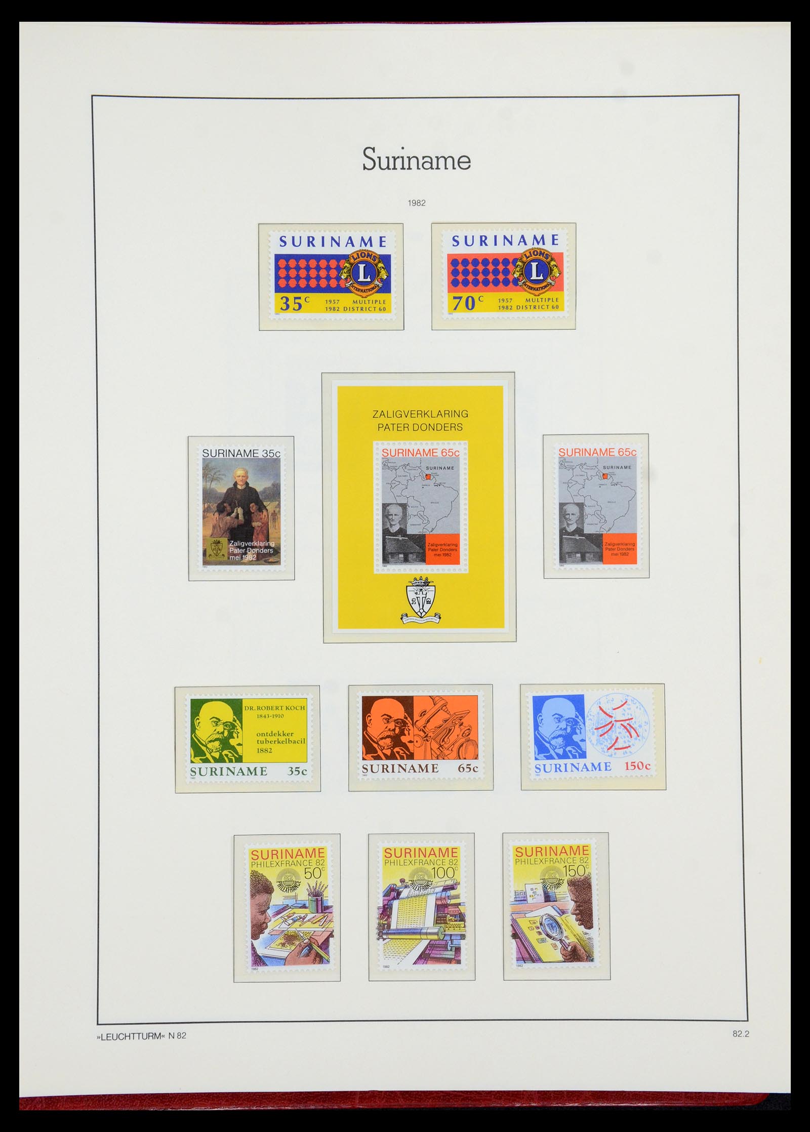 36260 112 - Postzegelverzameling 36260 Suriname 1872-1983.