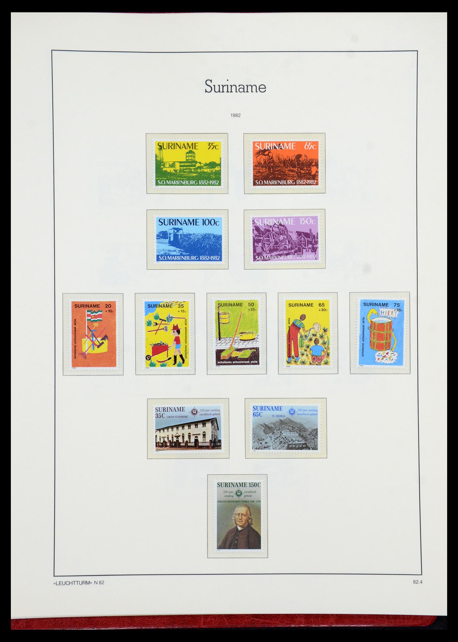 36260 114 - Postzegelverzameling 36260 Suriname 1872-1983.
