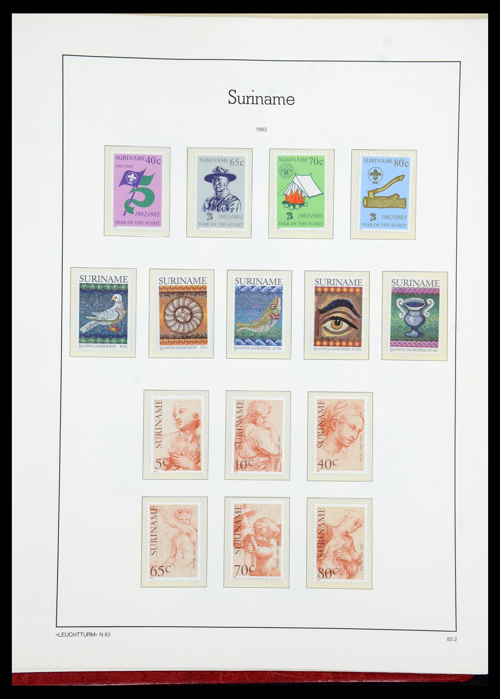 36260 116 - Postzegelverzameling 36260 Suriname 1872-1983.