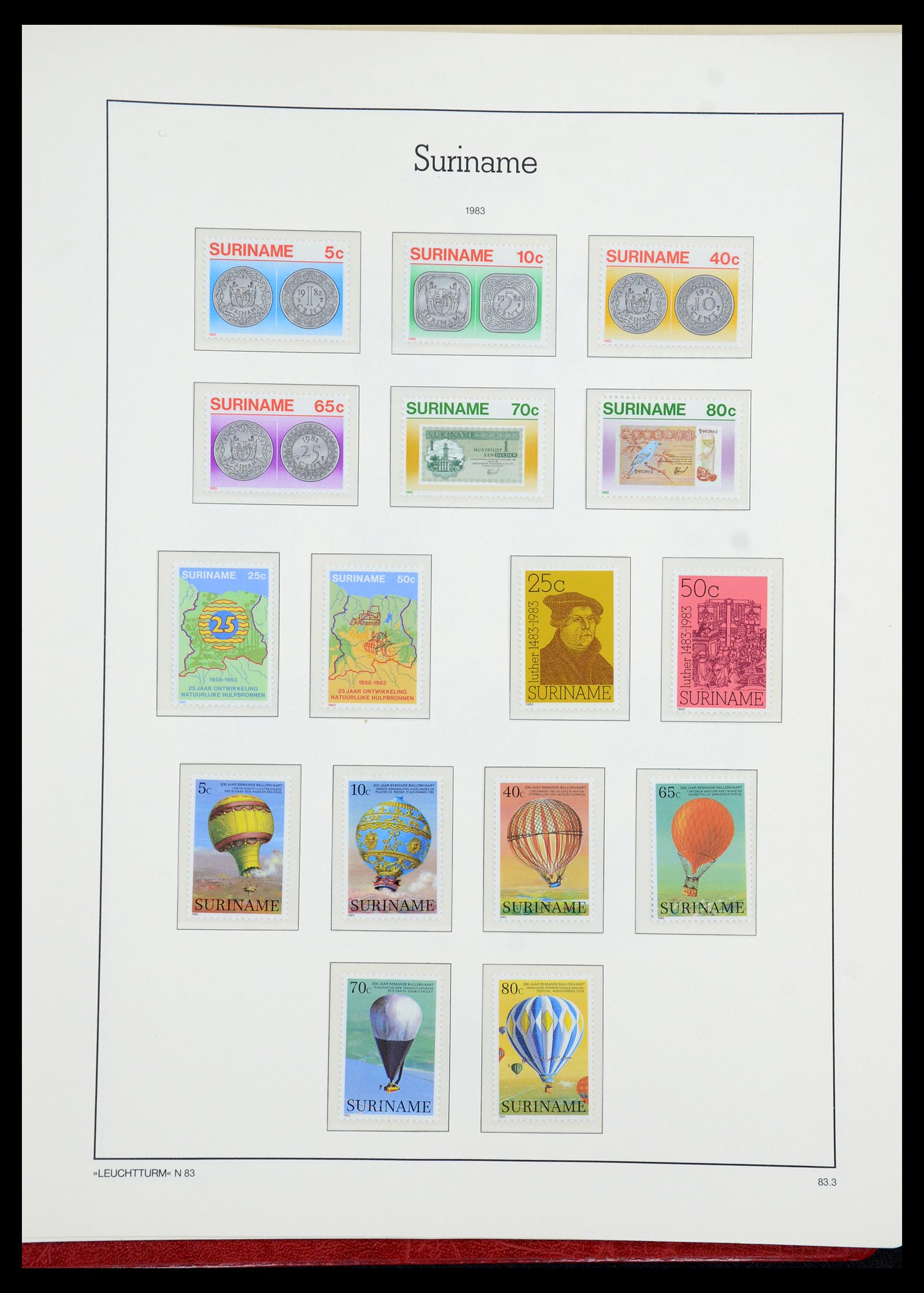 36260 117 - Postzegelverzameling 36260 Suriname 1872-1983.