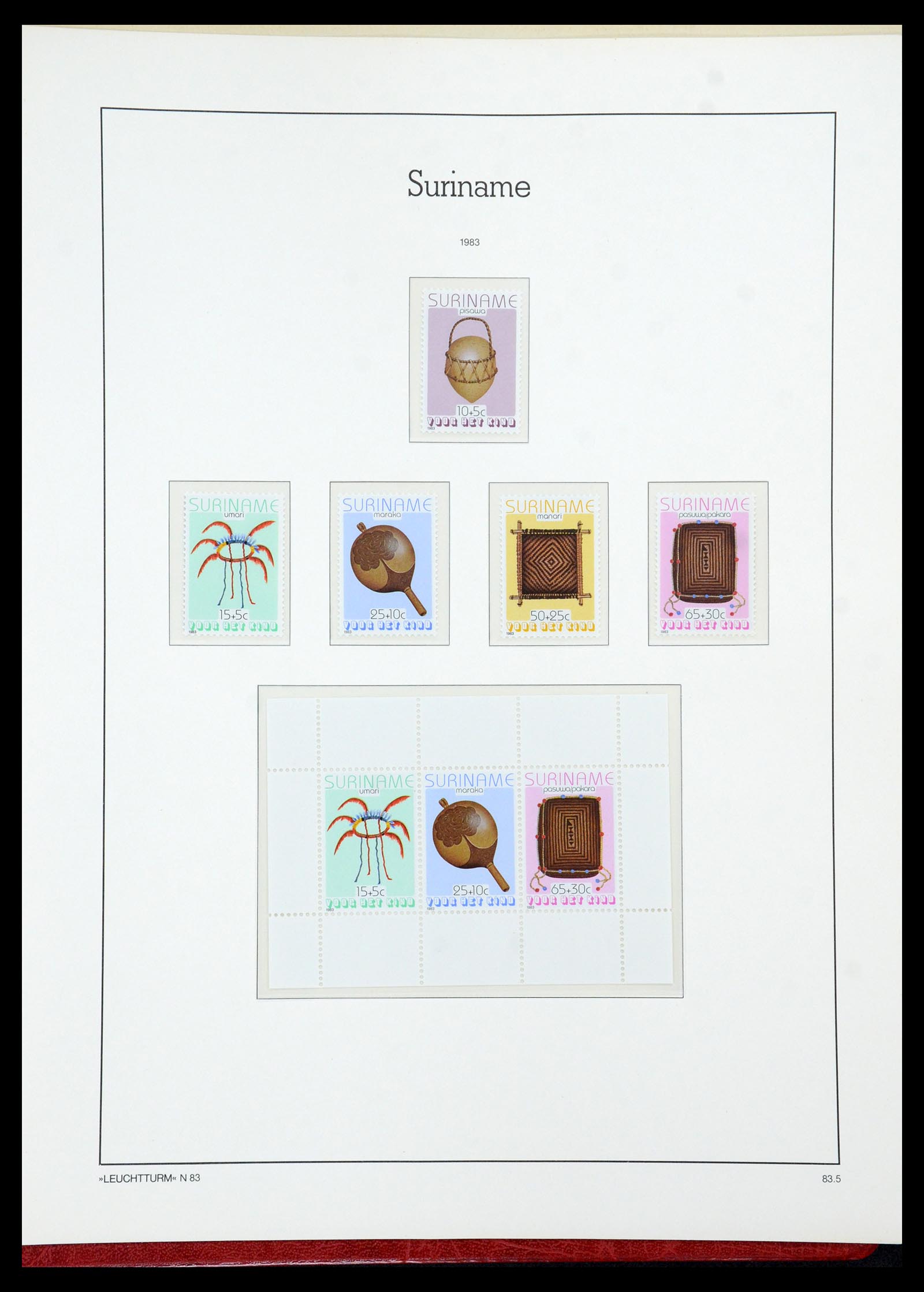 36260 119 - Postzegelverzameling 36260 Suriname 1872-1983.