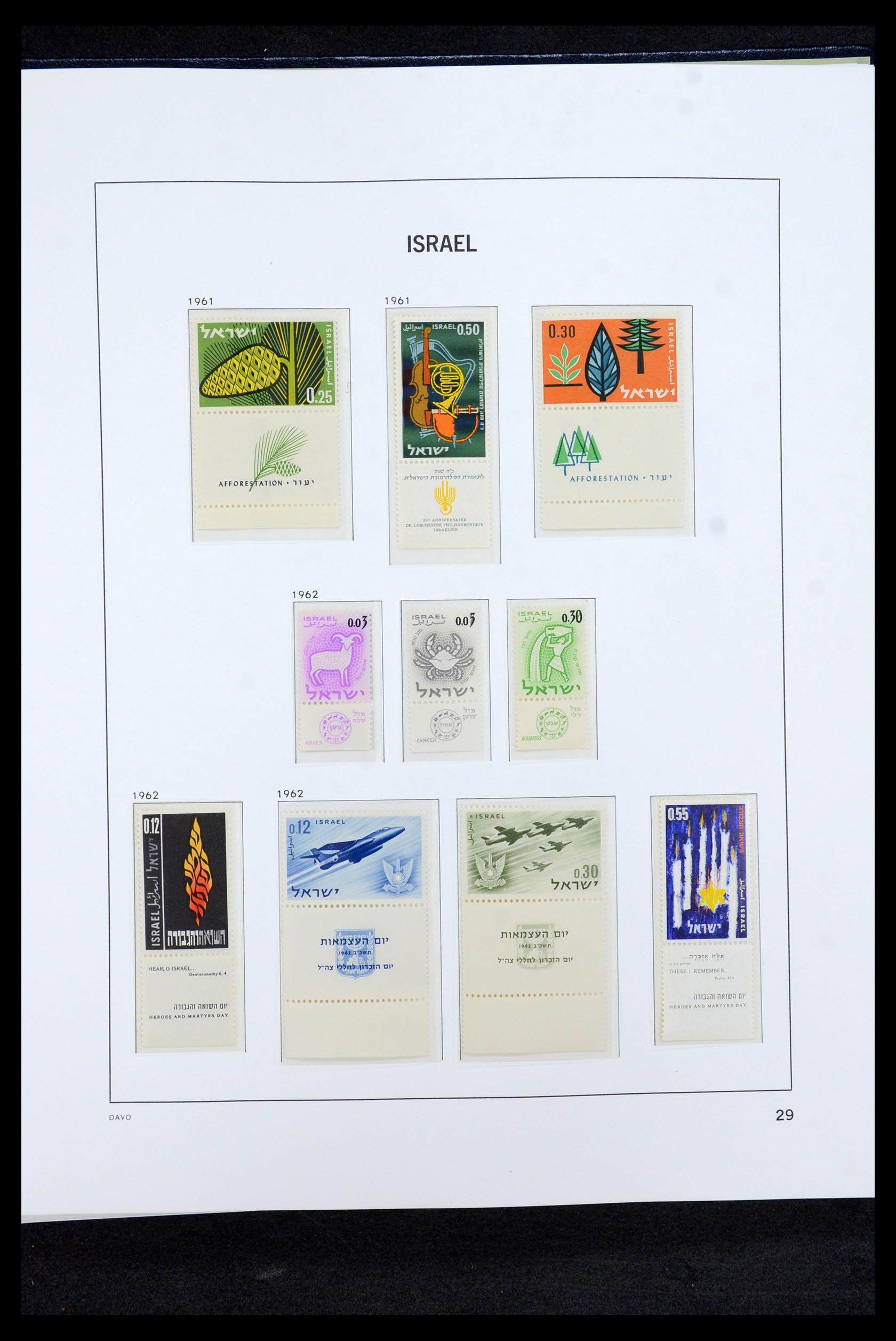 36264 029 - Postzegelverzameling 36264 Israël 1949-2000.