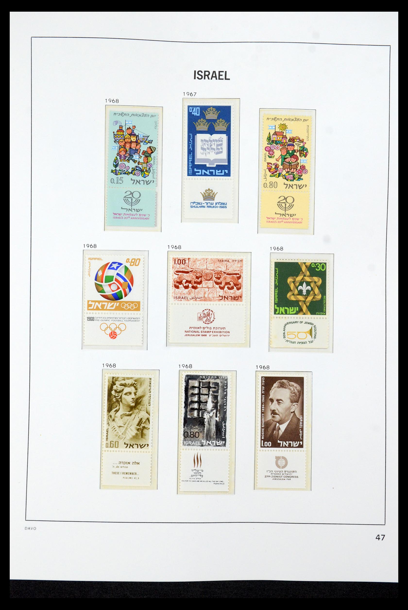 36264 061 - Postzegelverzameling 36264 Israël 1949-2000.
