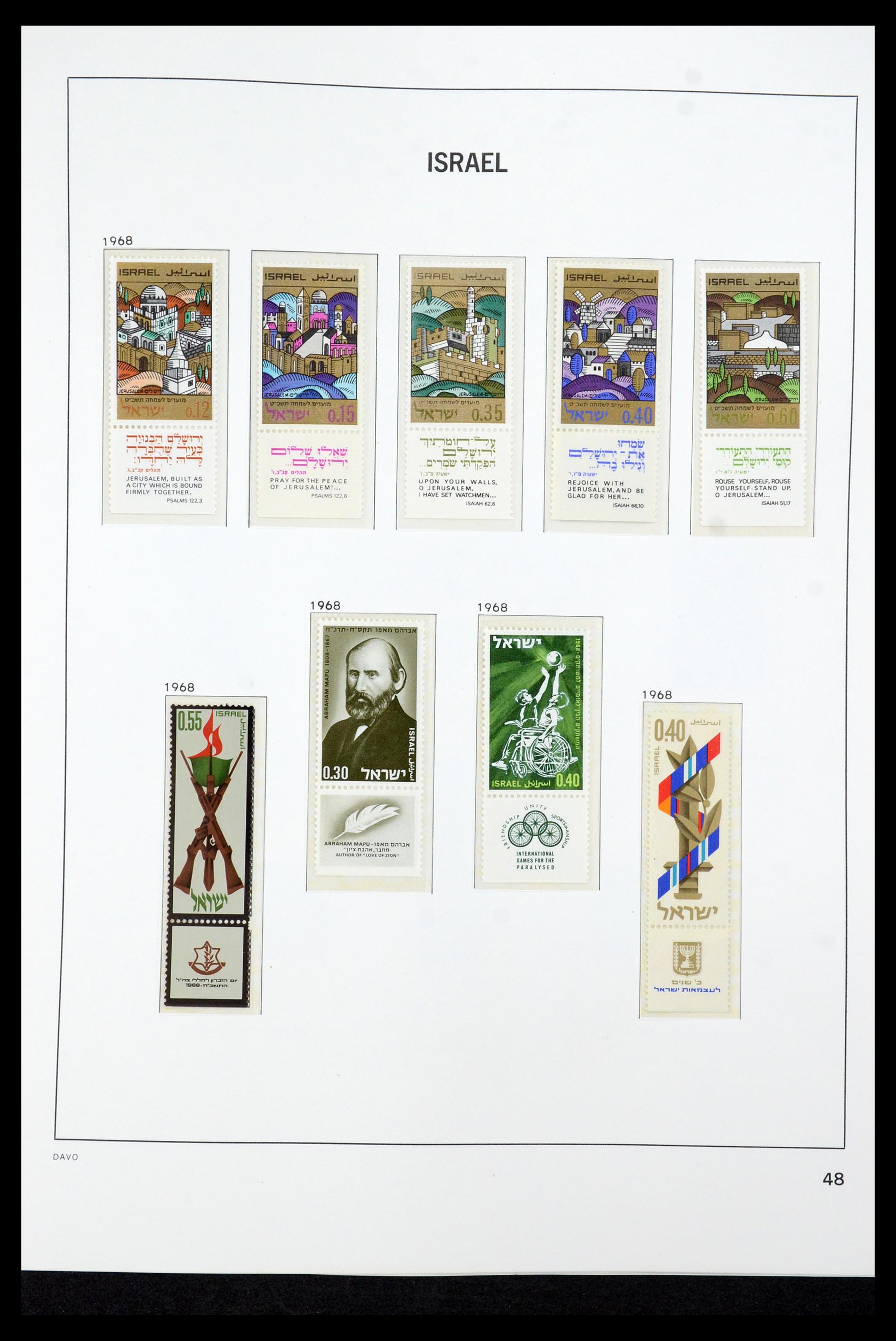 36264 062 - Postzegelverzameling 36264 Israël 1949-2000.