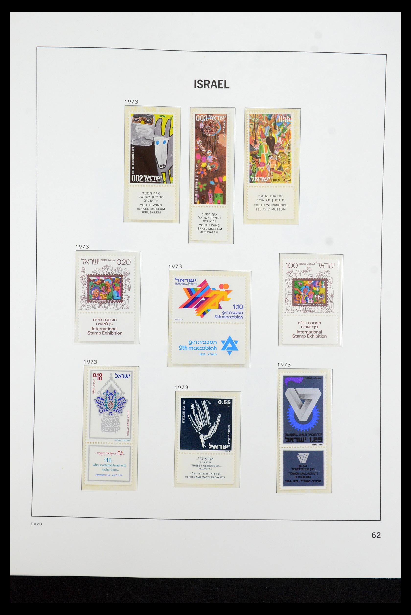 36264 078 - Postzegelverzameling 36264 Israël 1949-2000.