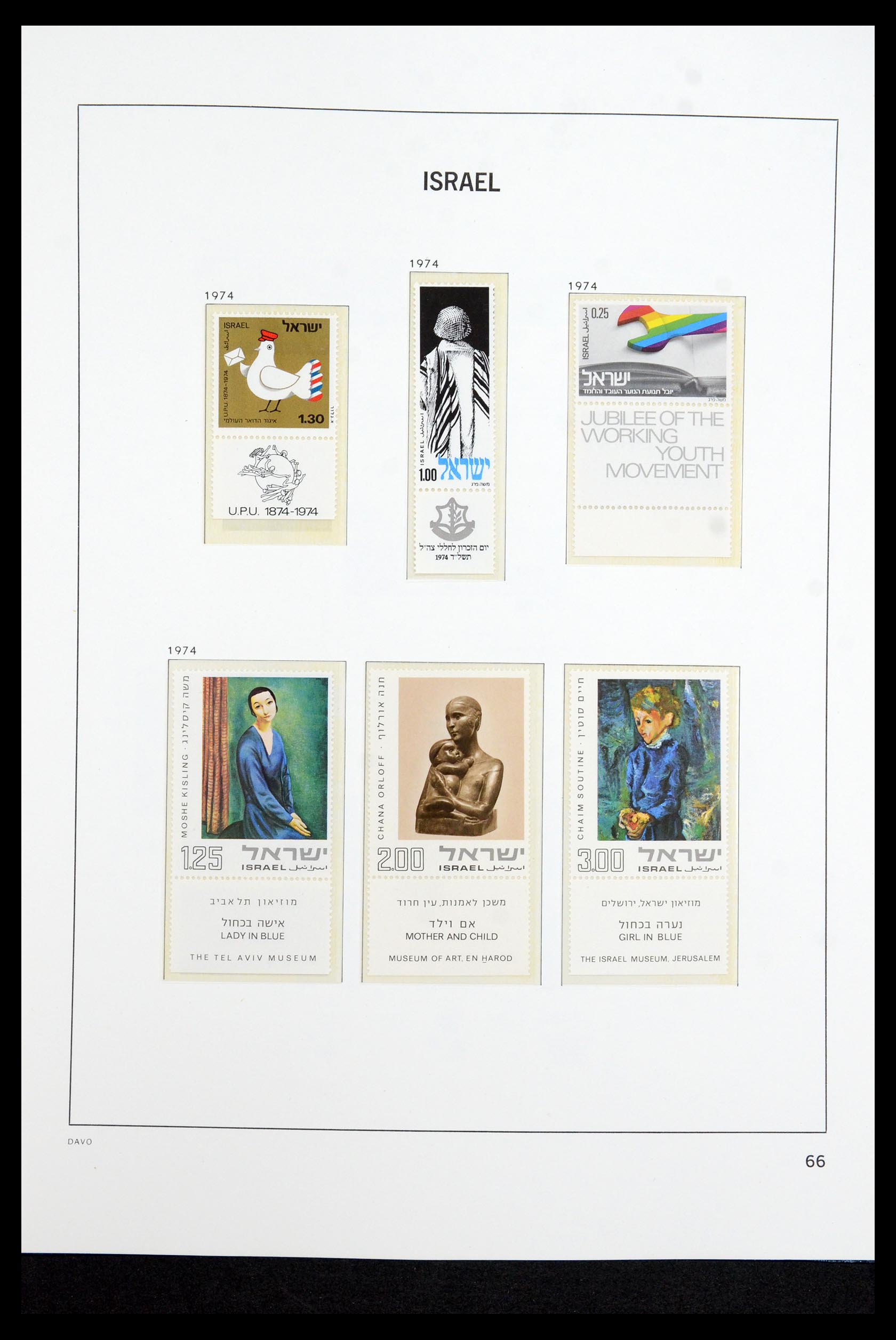 36264 082 - Postzegelverzameling 36264 Israël 1949-2000.