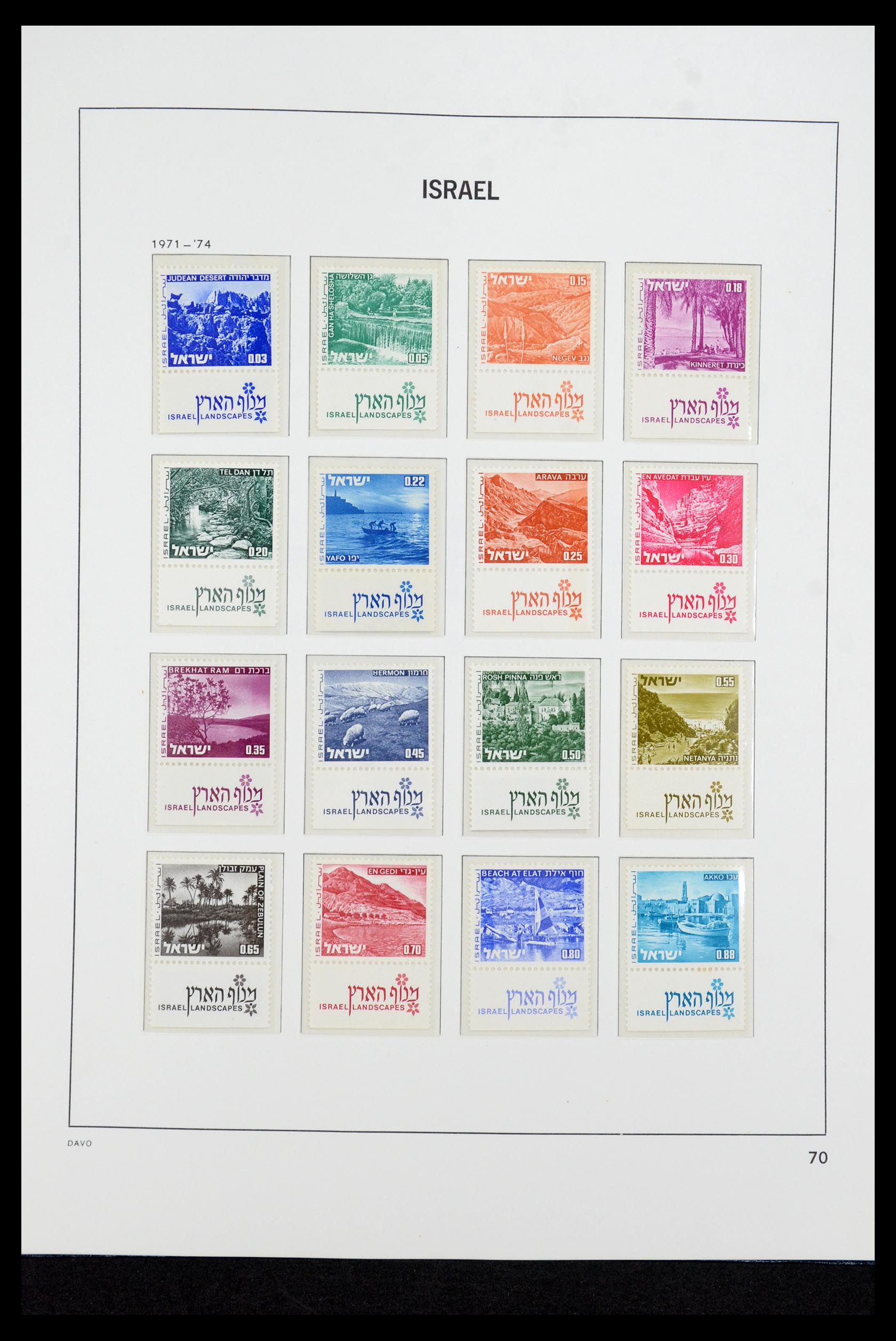 36264 086 - Postzegelverzameling 36264 Israël 1949-2000.