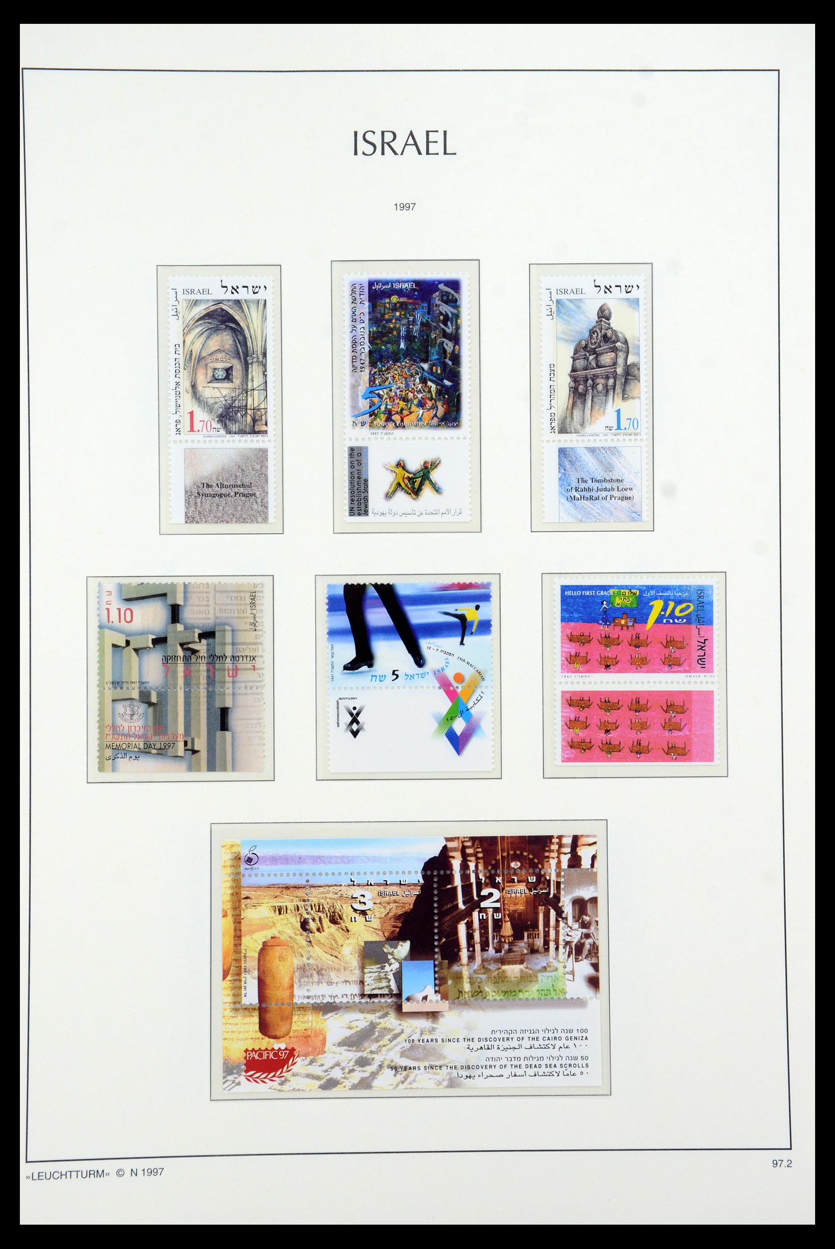 36264 208 - Postzegelverzameling 36264 Israël 1949-2000.