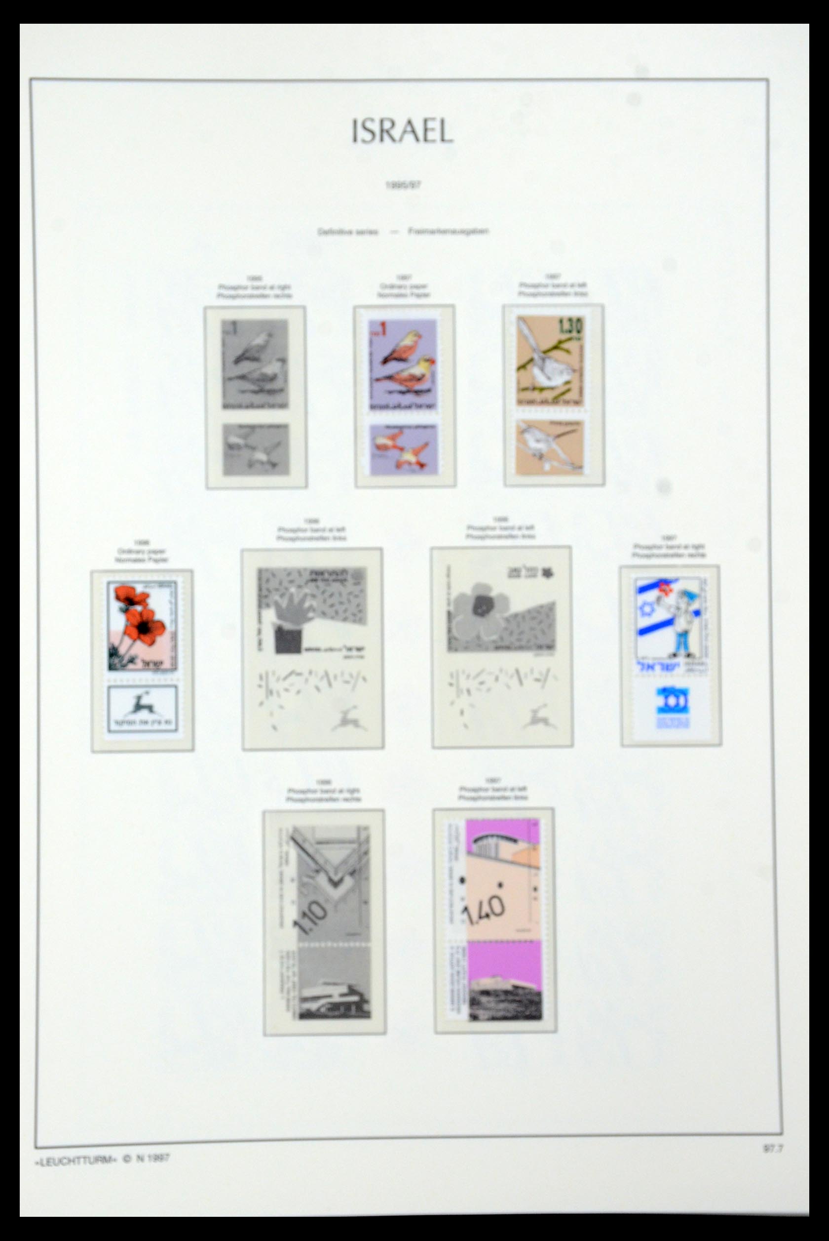 36264 212 - Postzegelverzameling 36264 Israël 1949-2000.