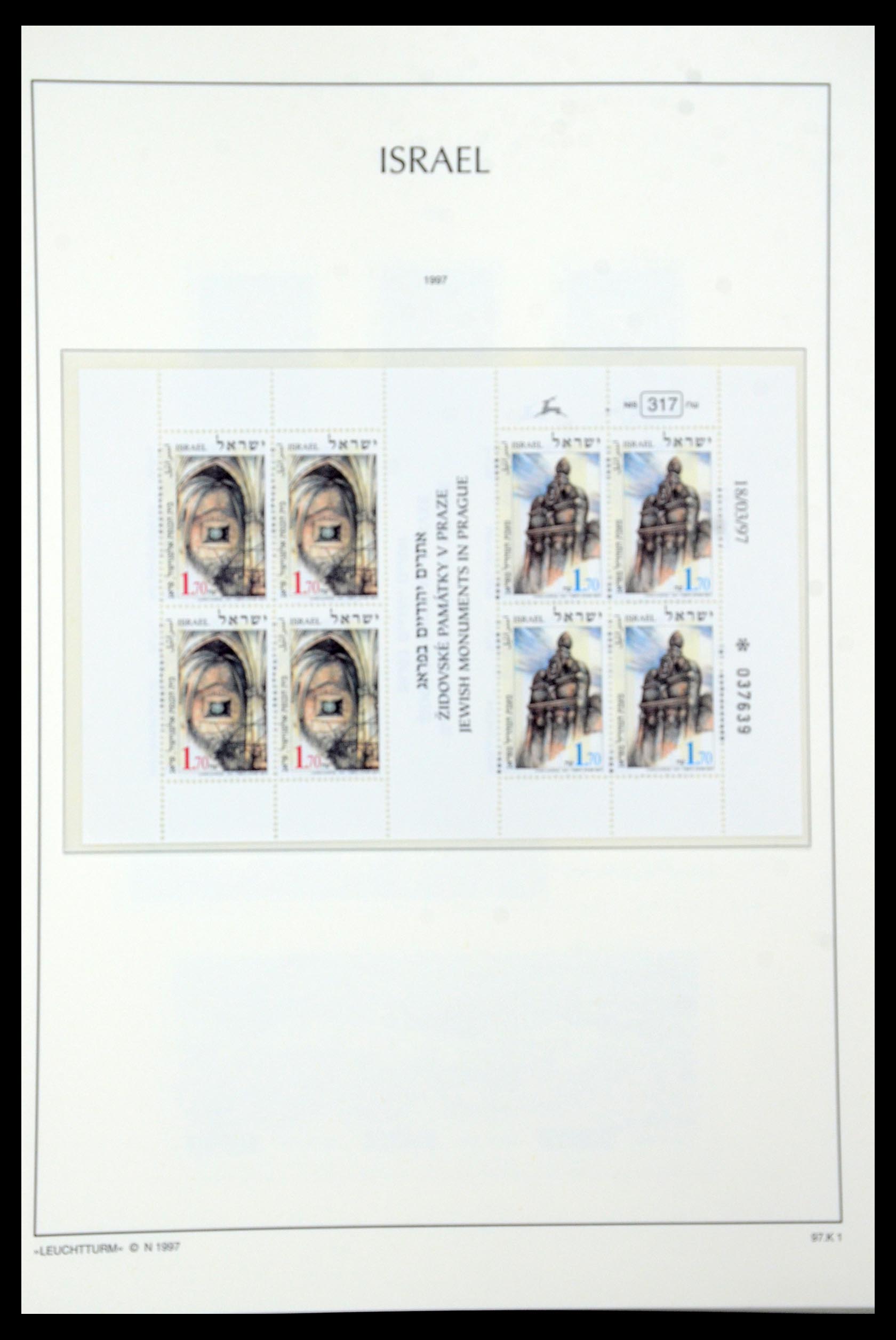36264 214 - Postzegelverzameling 36264 Israël 1949-2000.