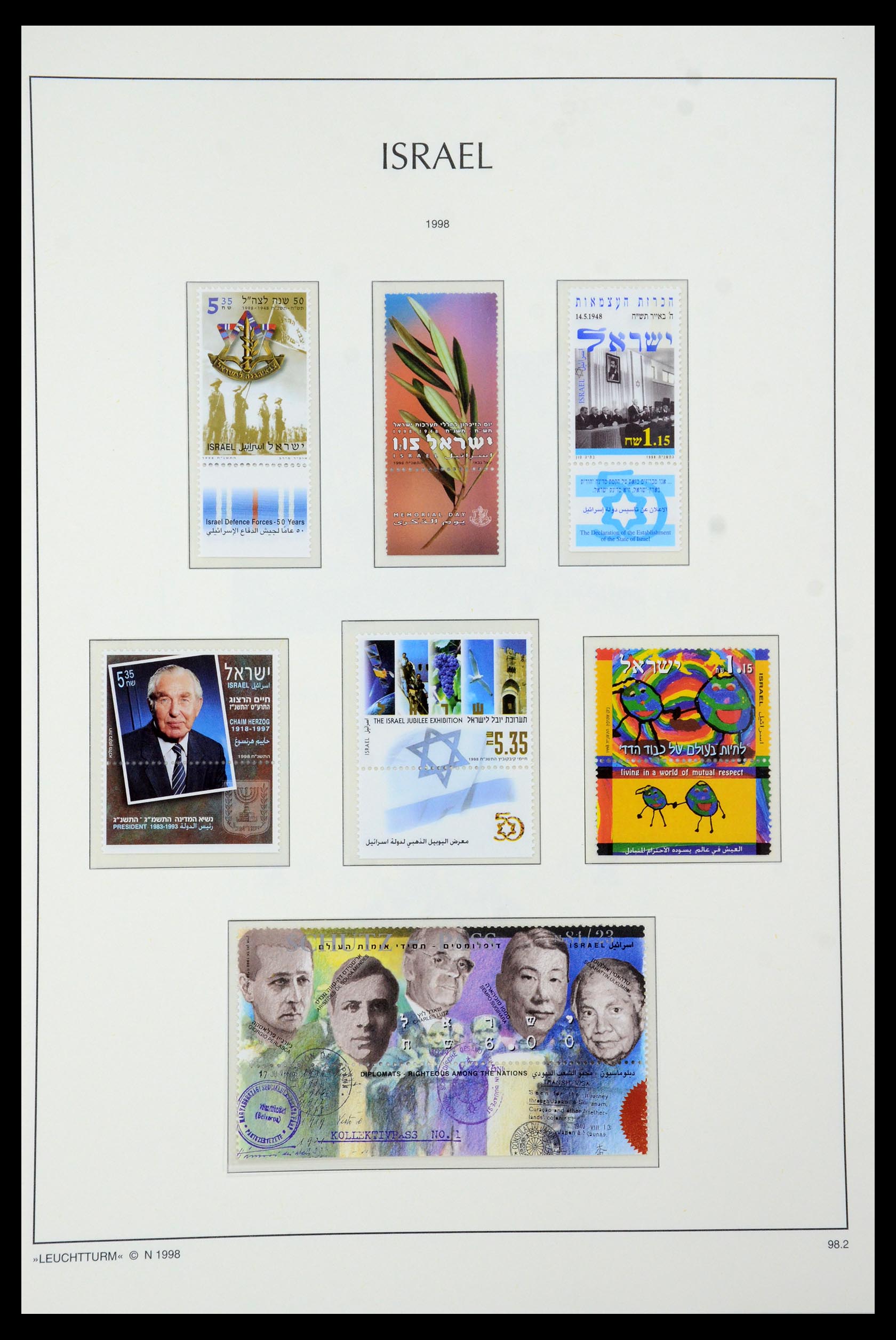 36264 216 - Postzegelverzameling 36264 Israël 1949-2000.