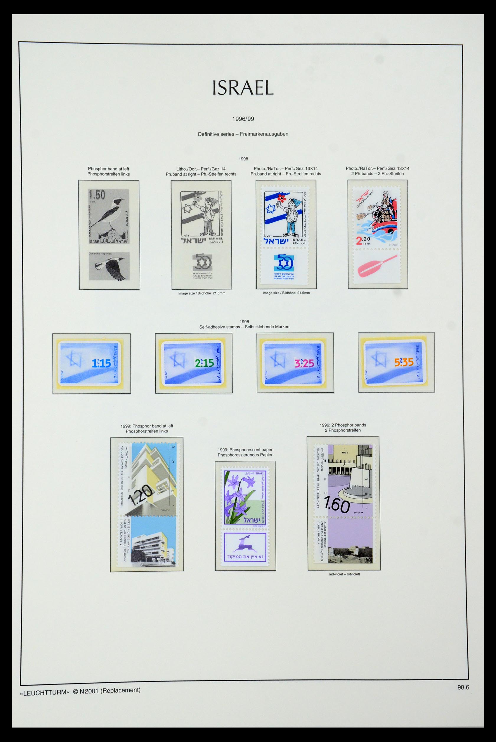 36264 221 - Postzegelverzameling 36264 Israël 1949-2000.