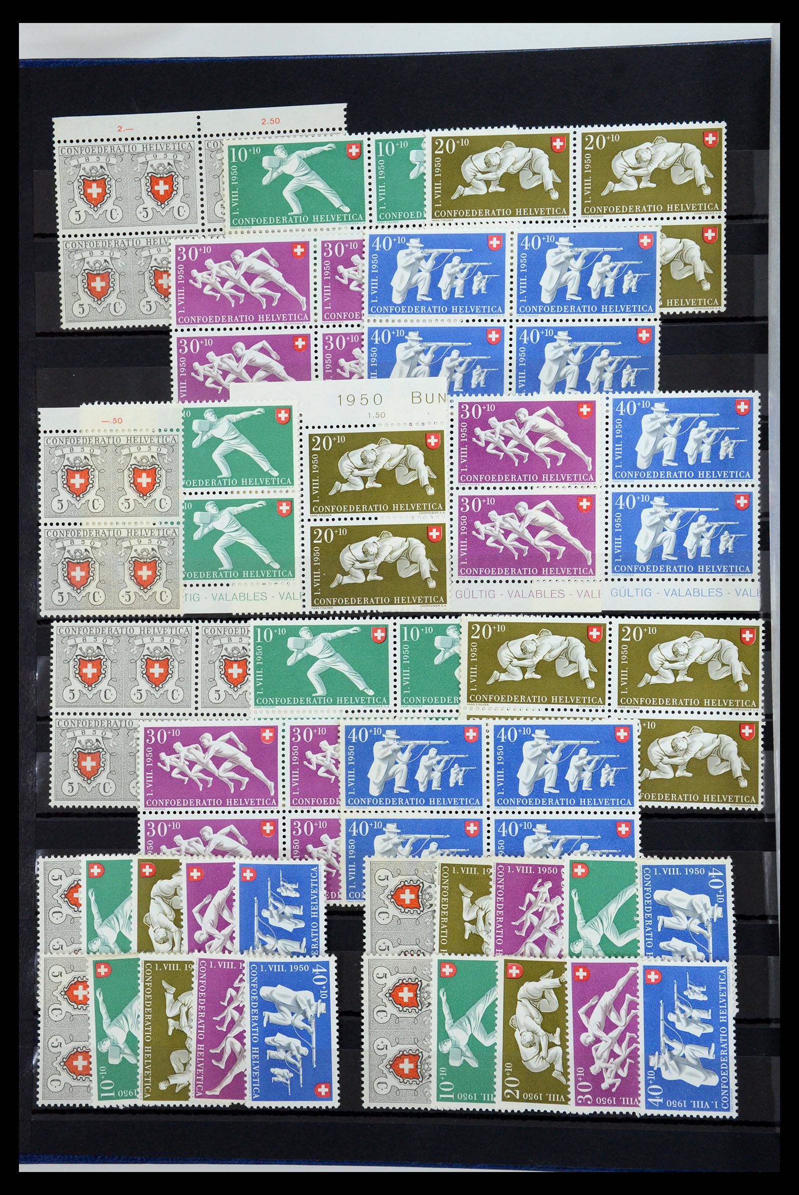 36265 002 - Postzegelverzameling 36265 Europese landen 1930-1960.