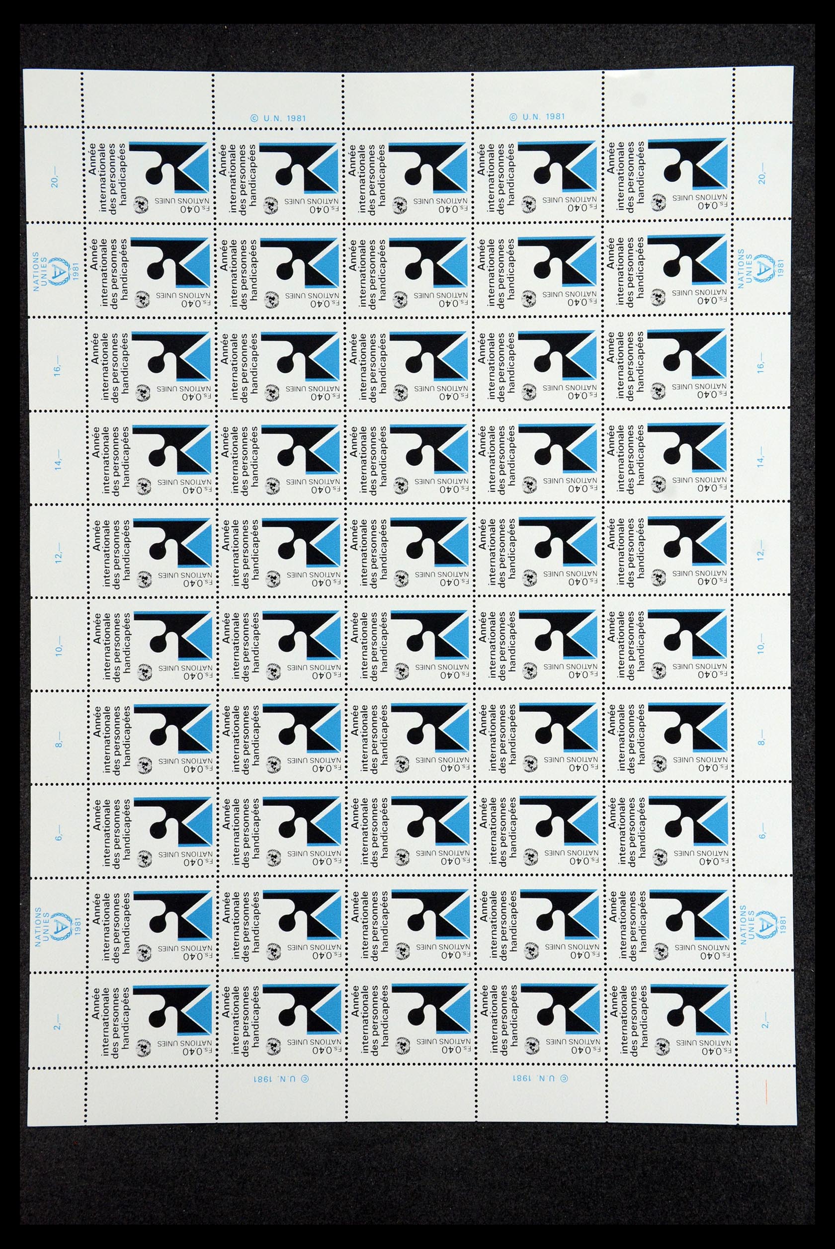 36268 033 - Stamp collection 36268 United Nations 1980-2001.