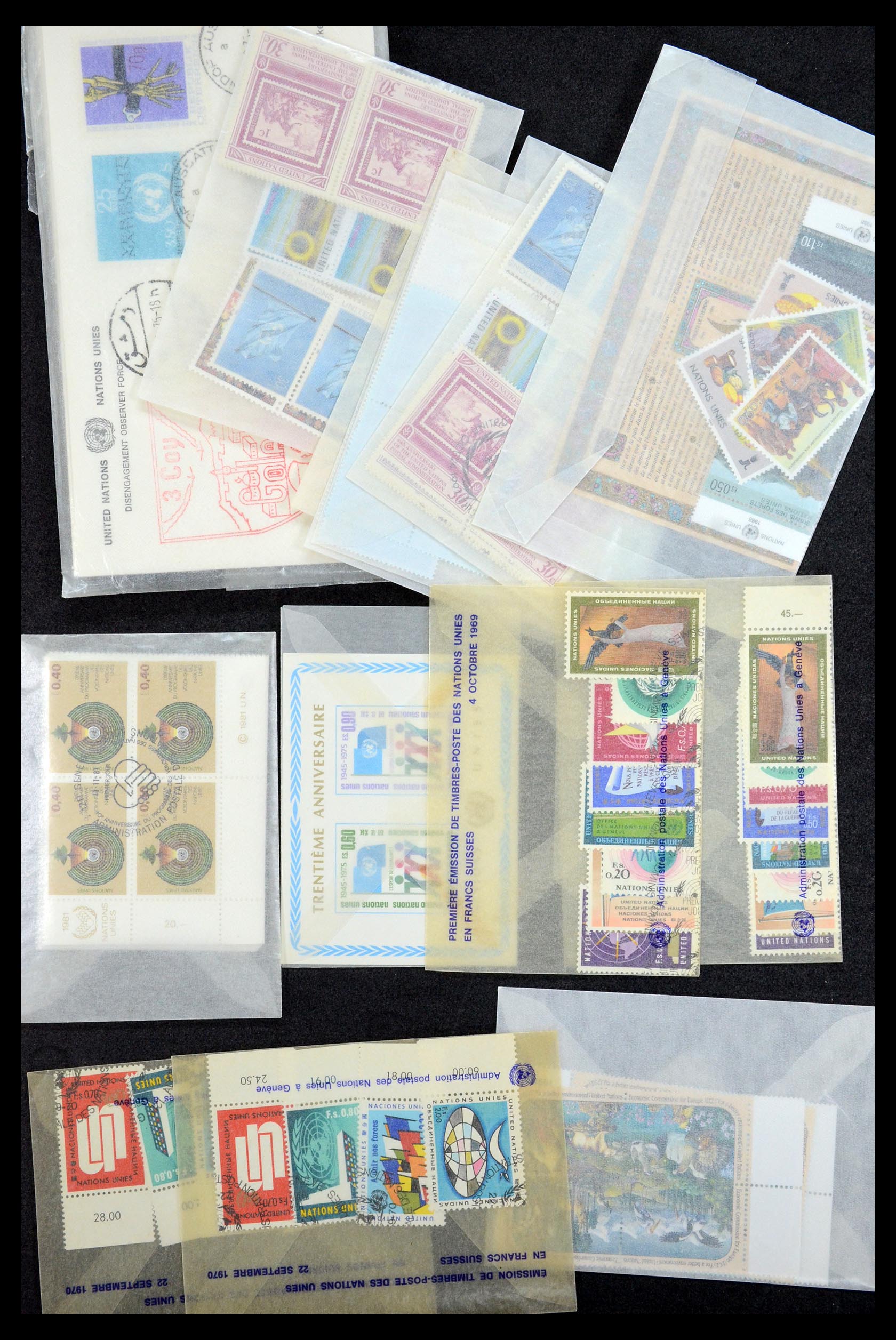 36268 081 - Stamp collection 36268 United Nations 1980-2001.