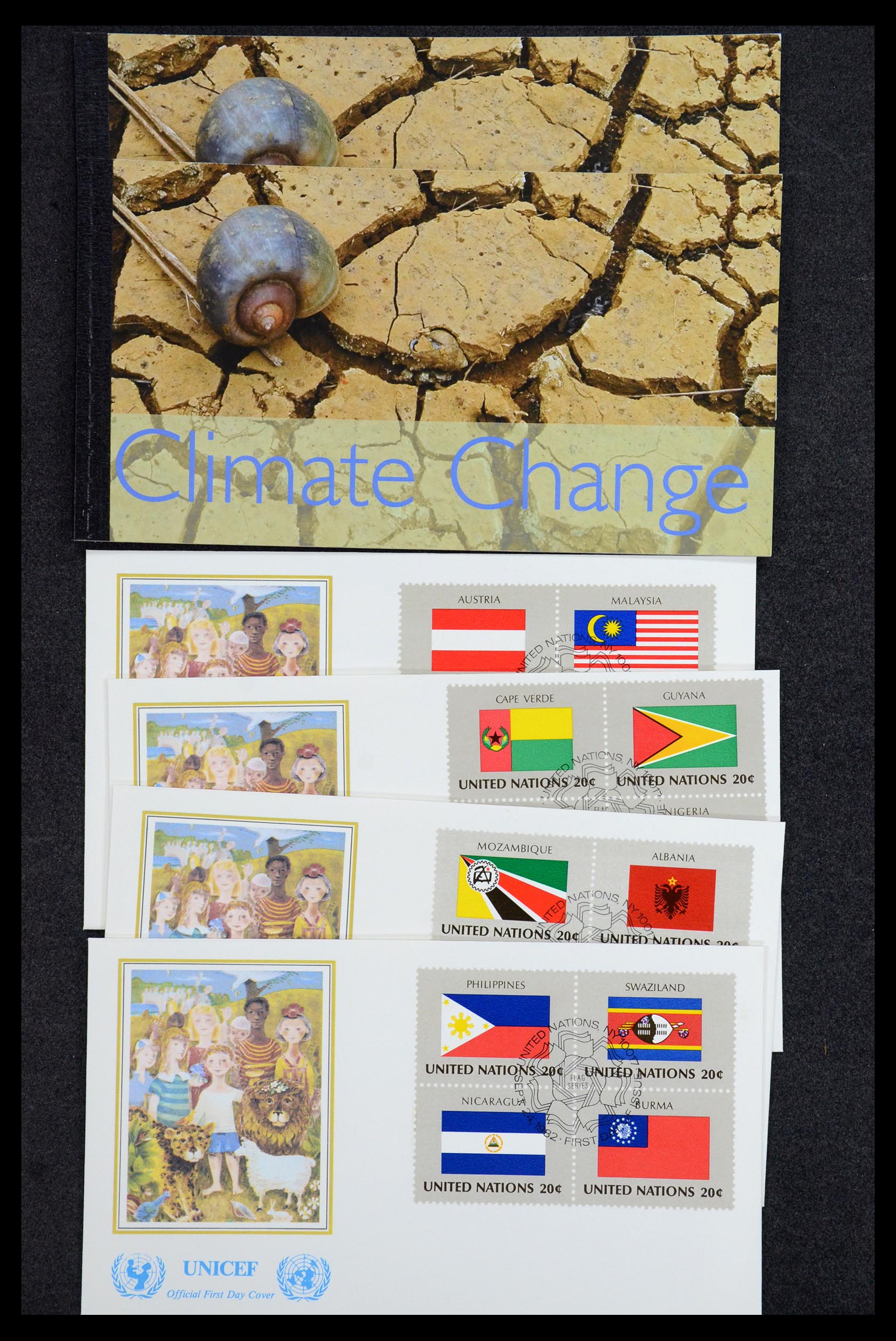 36268 084 - Stamp collection 36268 United Nations 1980-2001.