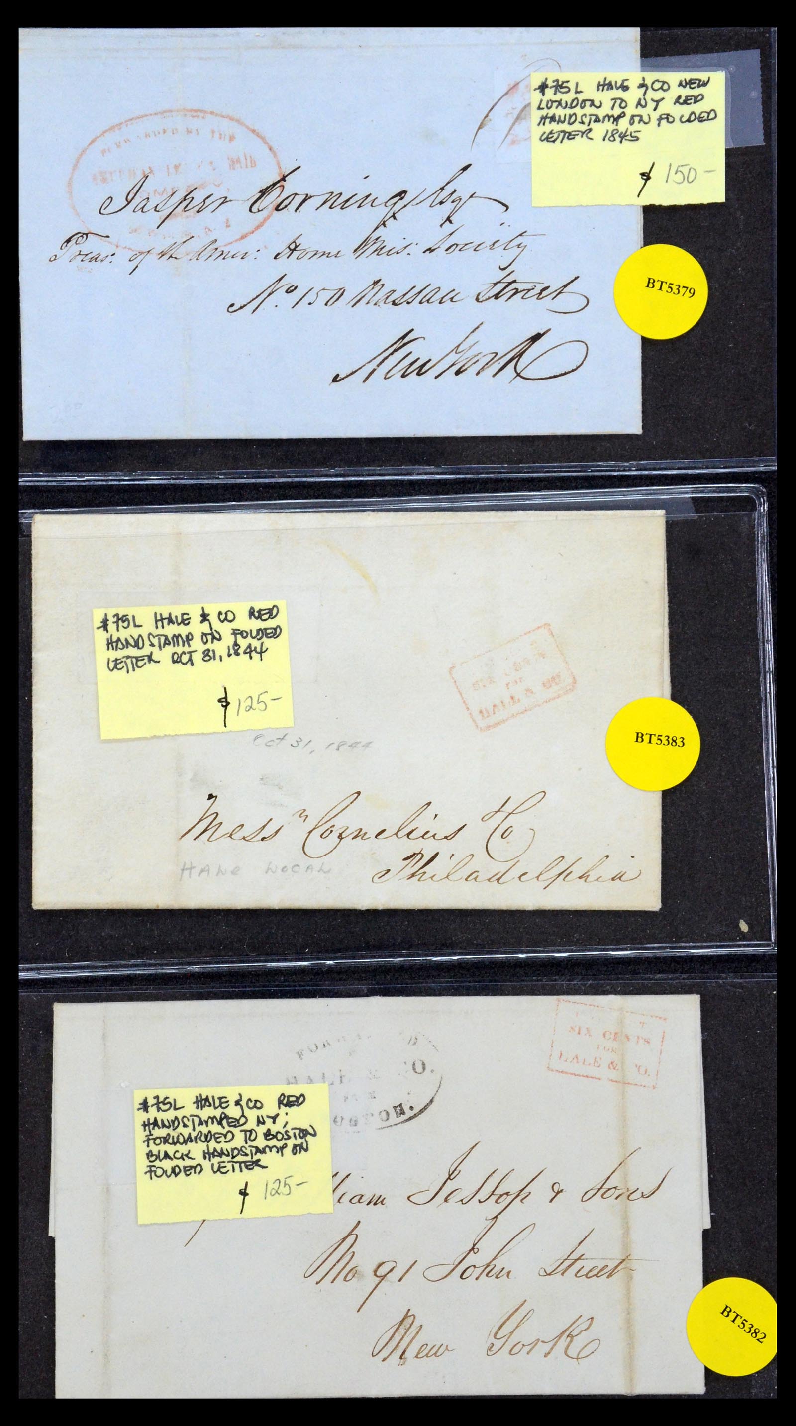 36270 018 - Postzegelverzameling 36270 USA locals/carriers 1851-1888.