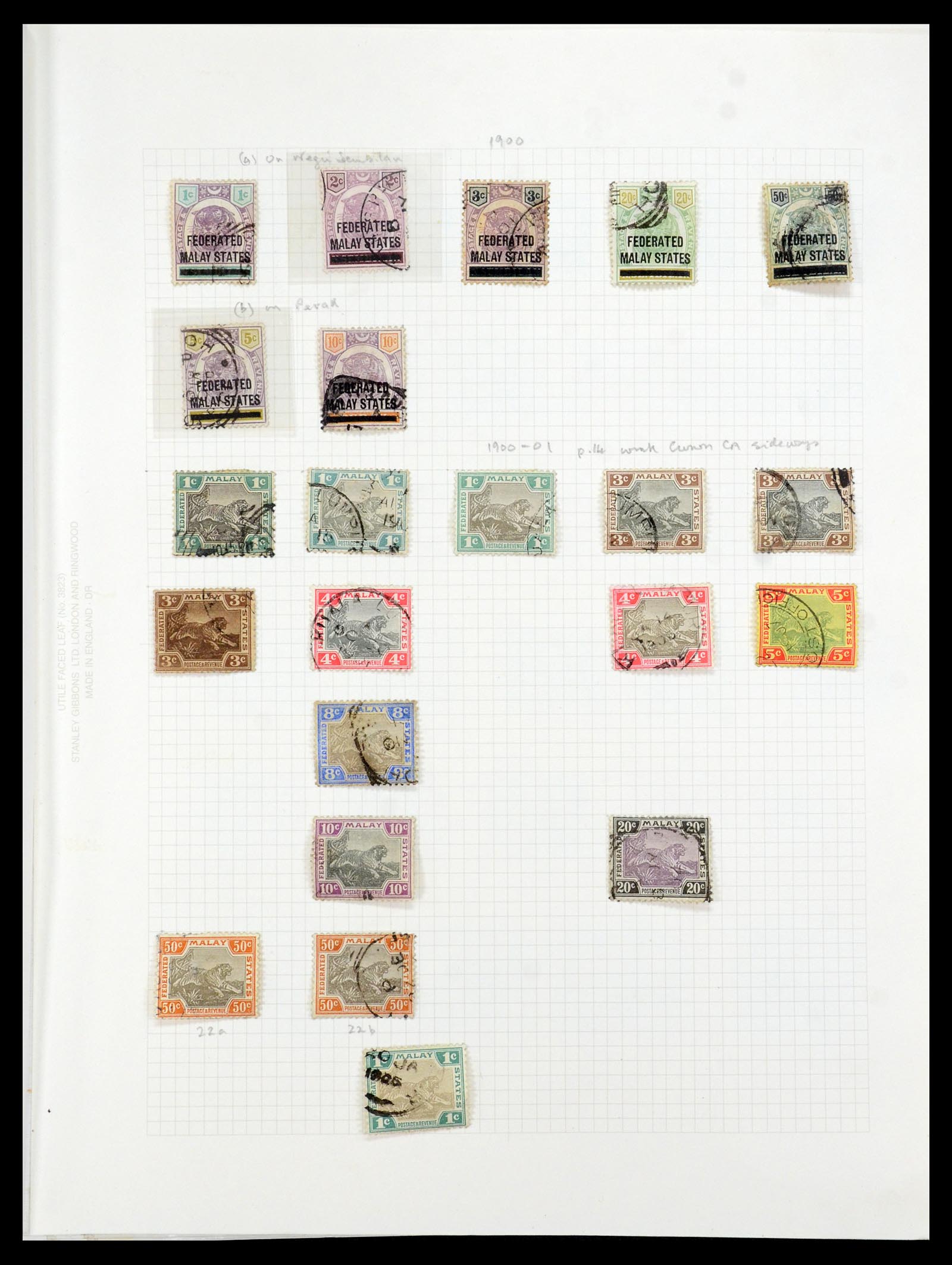 36272 001 - Postzegelverzameling 36272 Maleisische Staten 1900-1978.