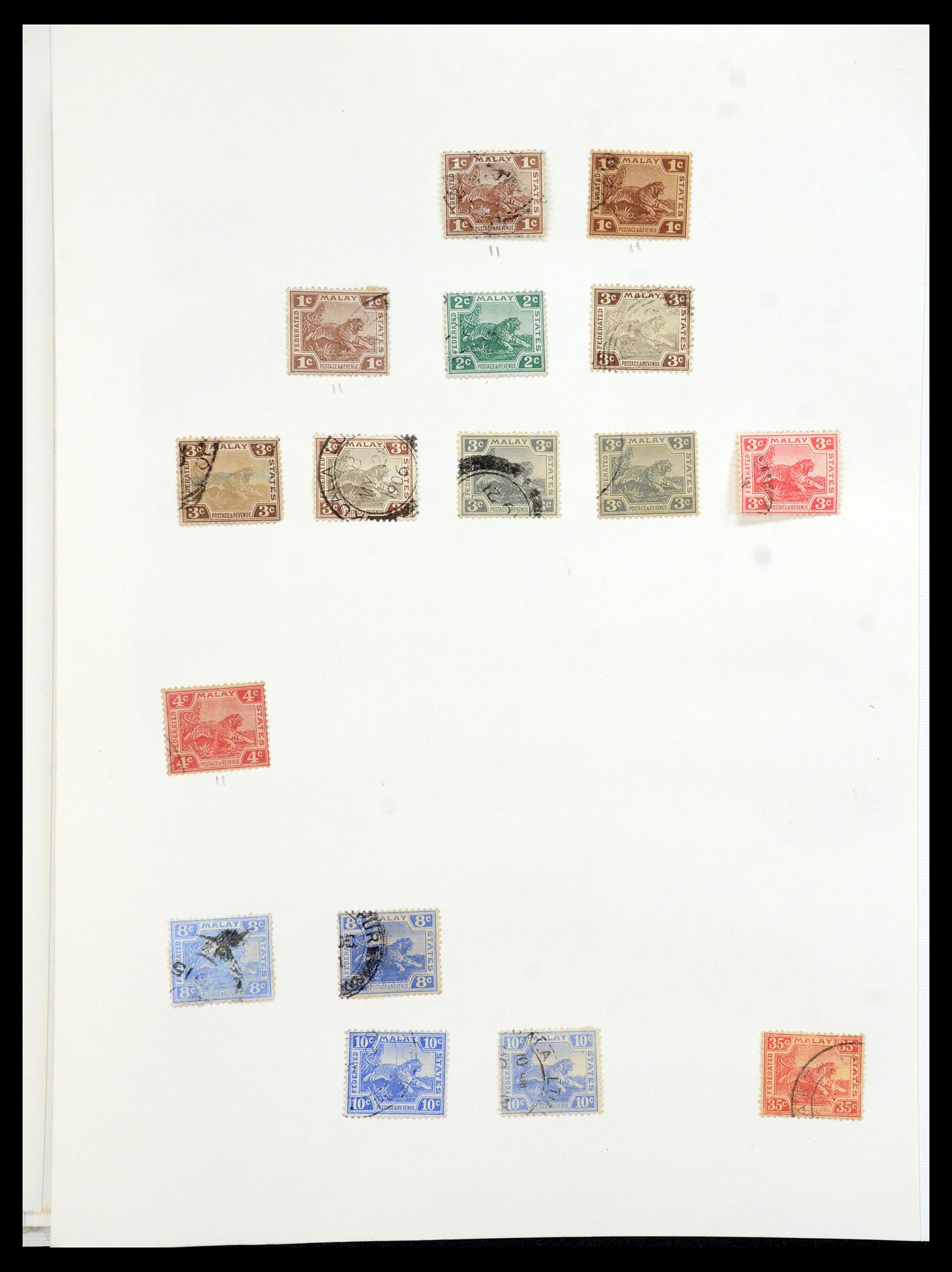36272 003 - Postzegelverzameling 36272 Maleisische Staten 1900-1978.