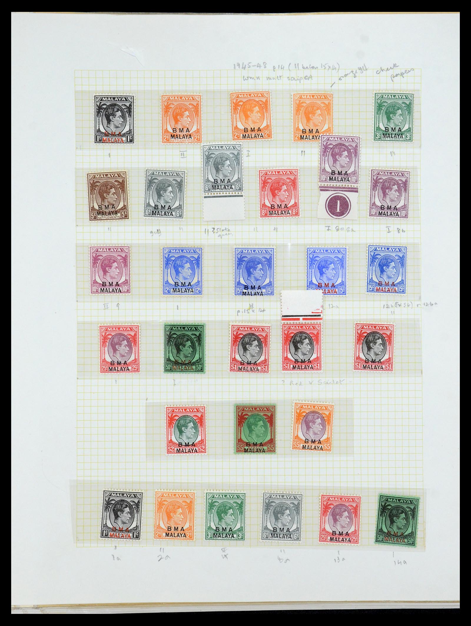 36272 007 - Postzegelverzameling 36272 Maleisische Staten 1900-1978.