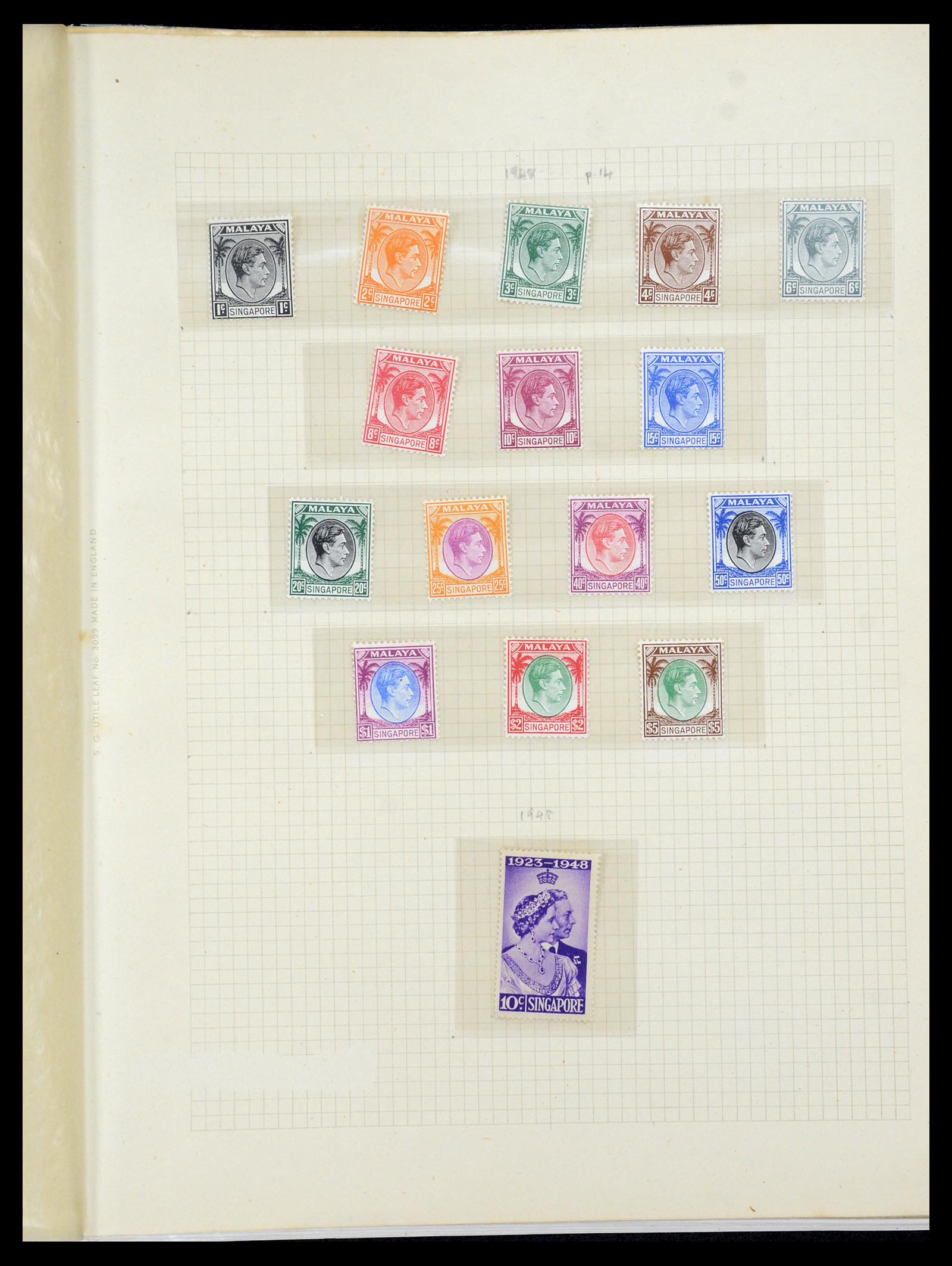 36272 011 - Stamp collection 36272 Malayan States 1900-1978.