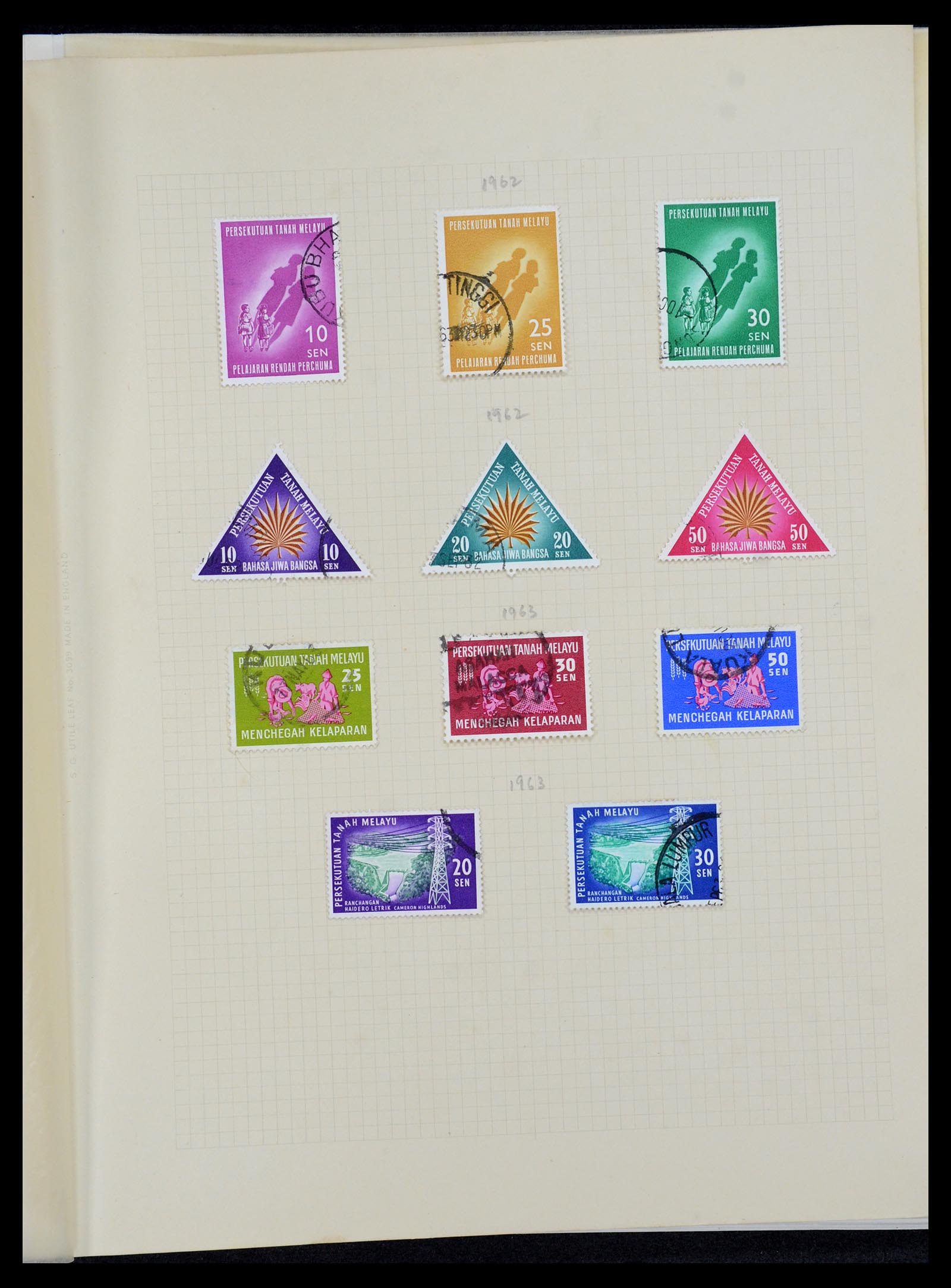 36272 016 - Postzegelverzameling 36272 Maleisische Staten 1900-1978.
