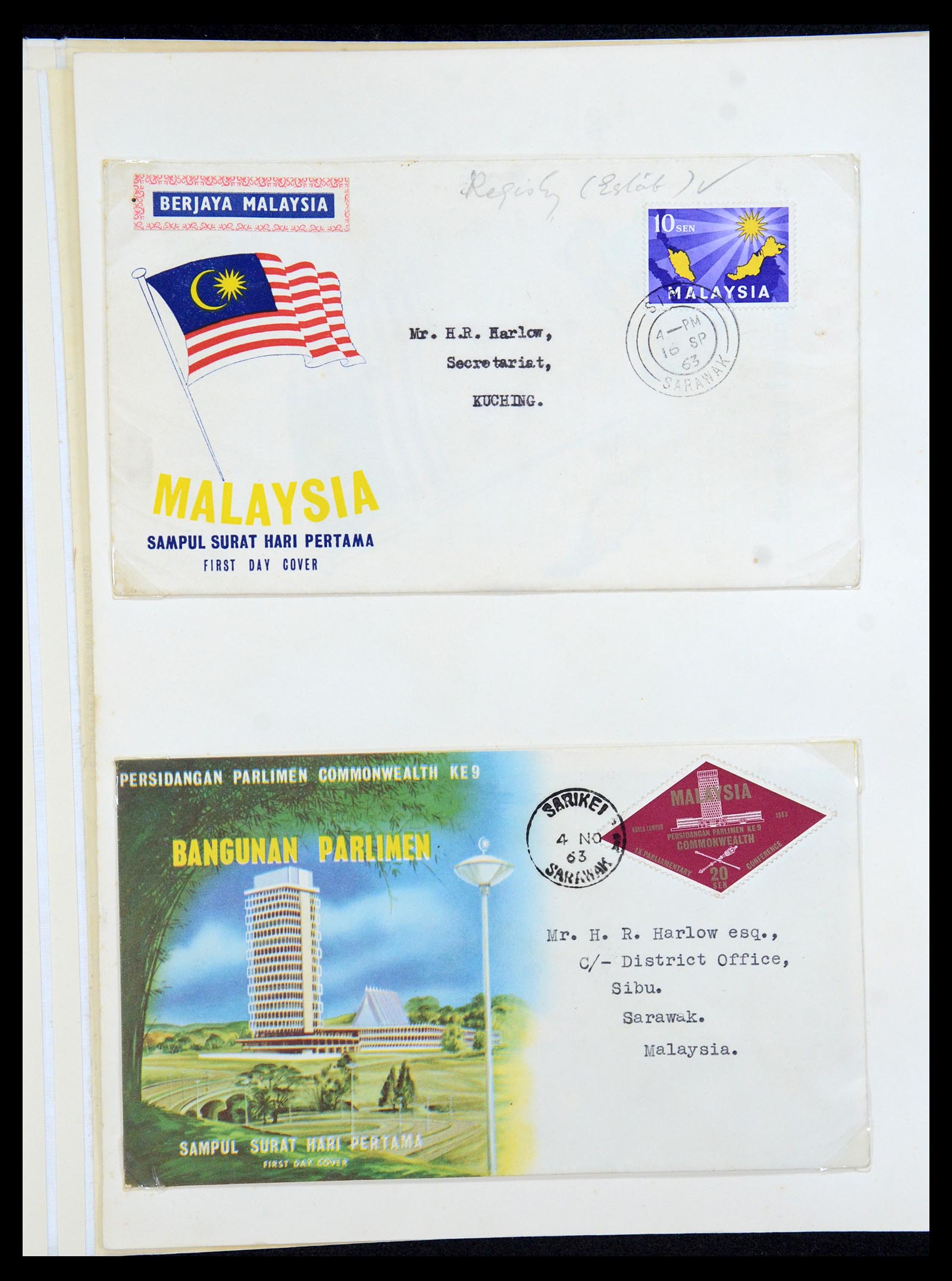 36272 018 - Stamp collection 36272 Malayan States 1900-1978.