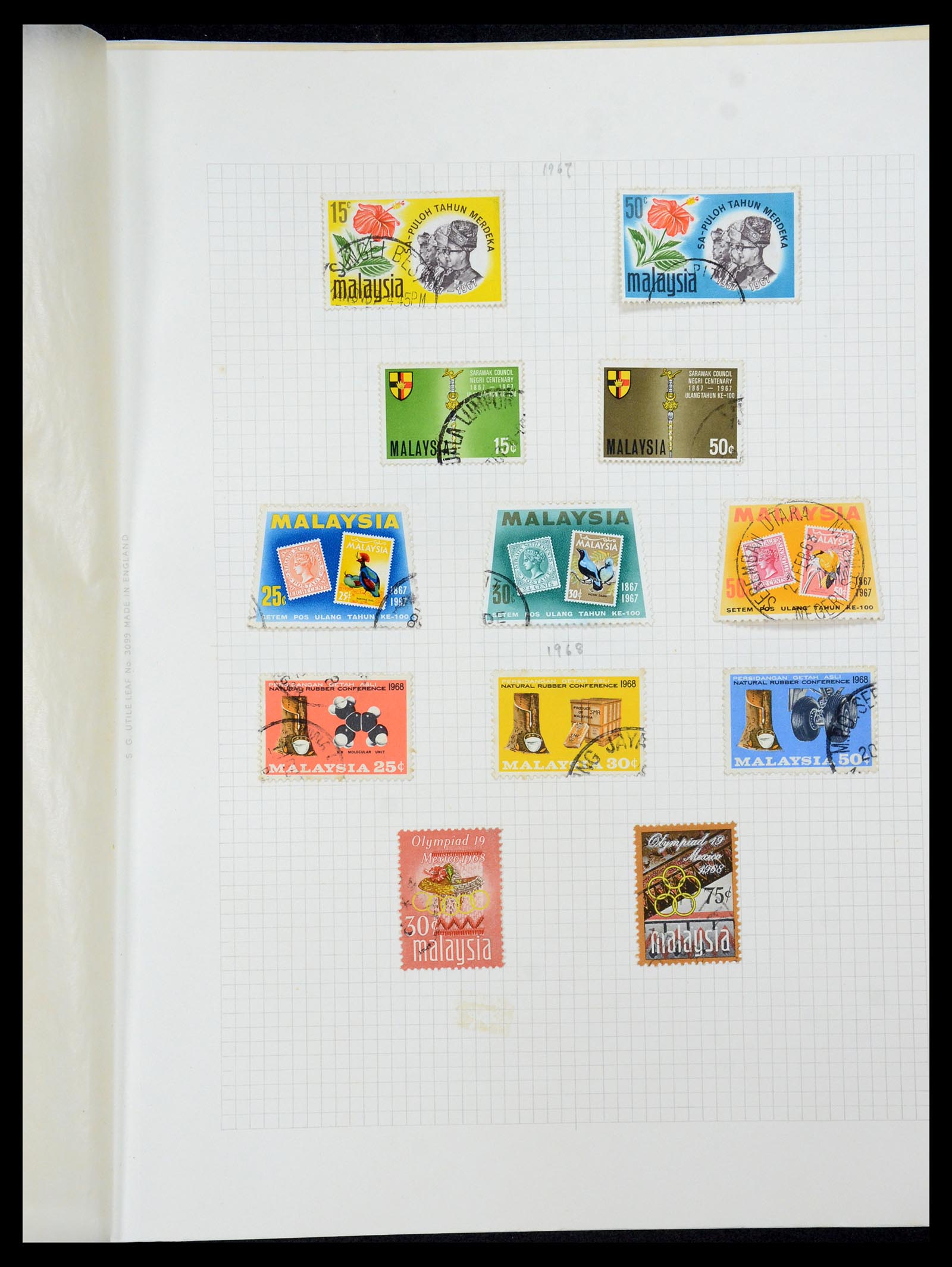 36272 024 - Postzegelverzameling 36272 Maleisische Staten 1900-1978.