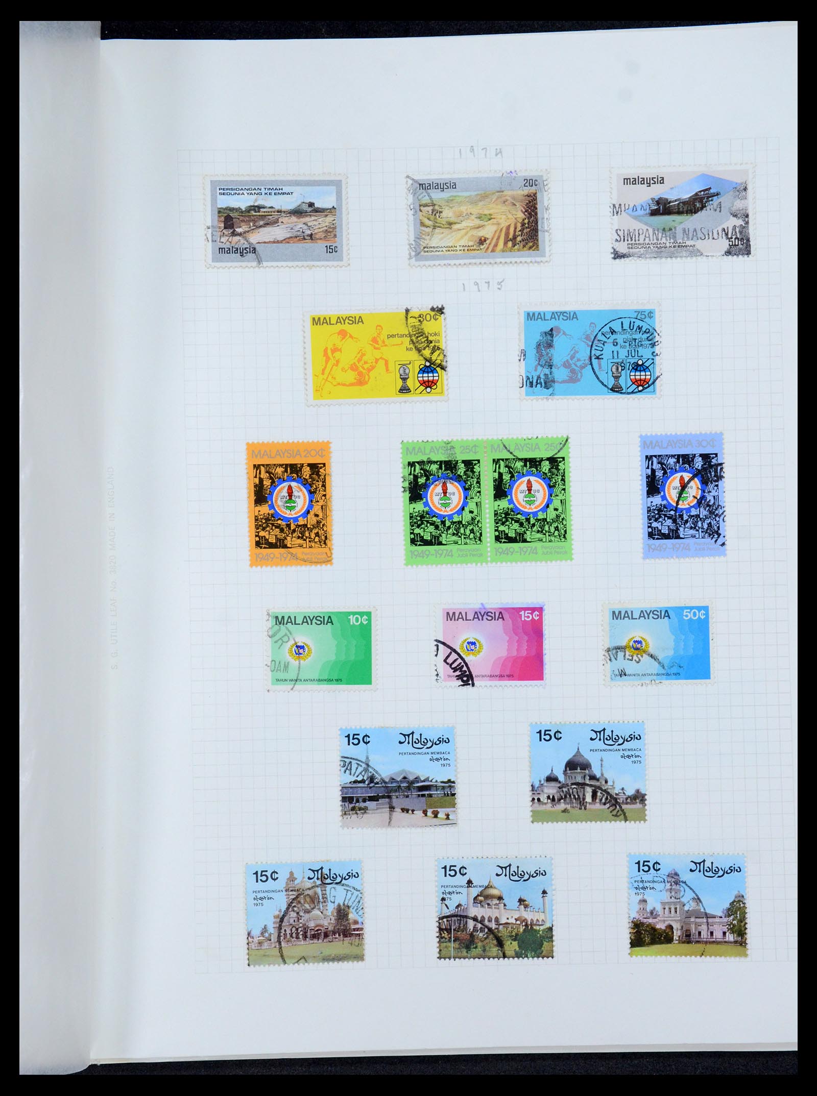 36272 031 - Postzegelverzameling 36272 Maleisische Staten 1900-1978.