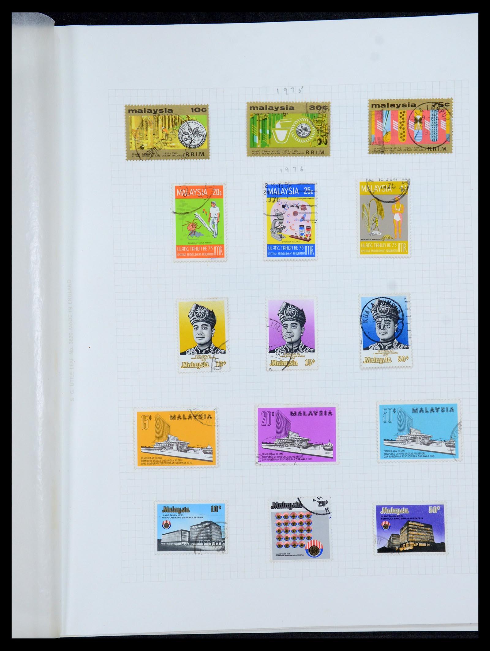 36272 032 - Postzegelverzameling 36272 Maleisische Staten 1900-1978.