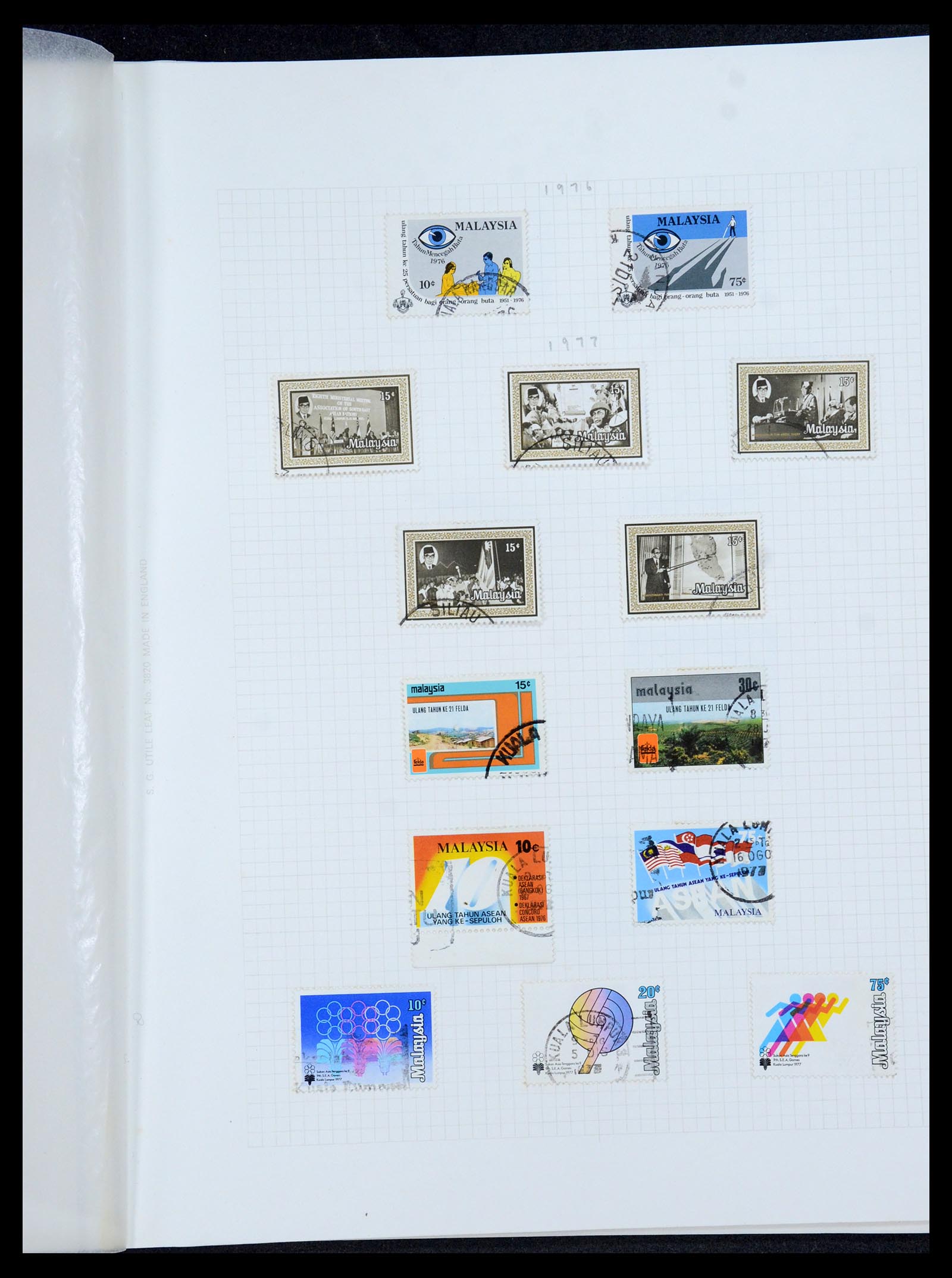 36272 033 - Postzegelverzameling 36272 Maleisische Staten 1900-1978.