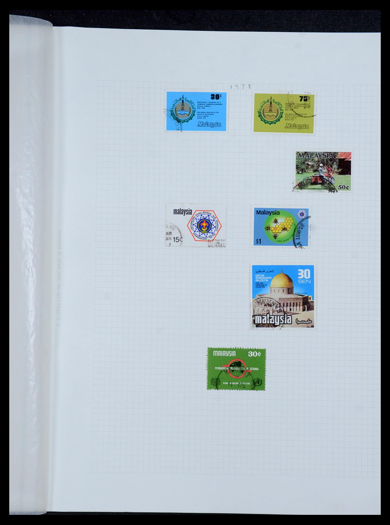 36272 034 - Postzegelverzameling 36272 Maleisische Staten 1900-1978.