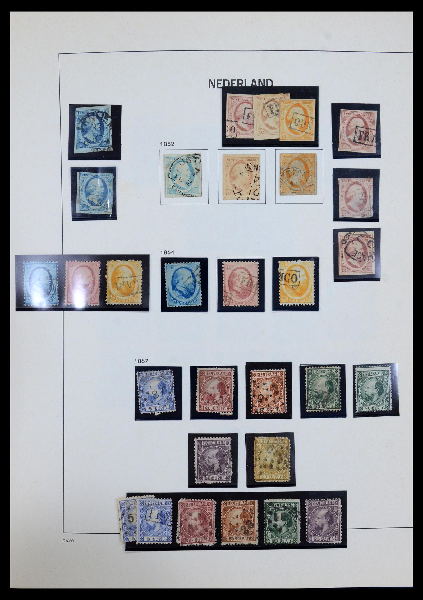 36274 001 - Postzegelverzameling 36274 Nederland 1852-1979.
