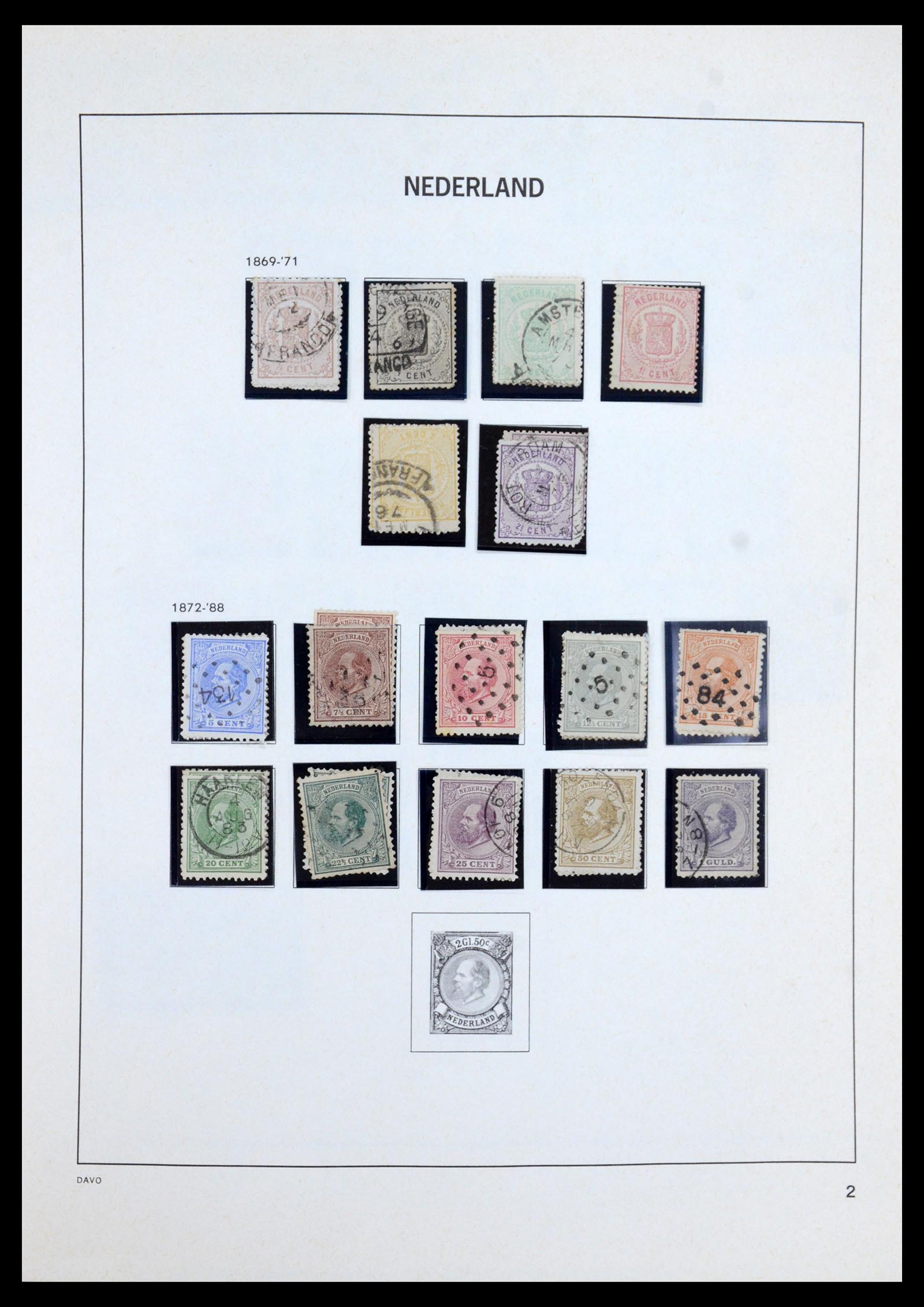 36274 002 - Postzegelverzameling 36274 Nederland 1852-1979.